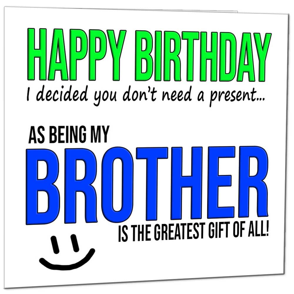 Funny Birthday Card for Sister - Best Present - Sibling Sis Sister Birthday Card Banter Joke 145 x 145mm