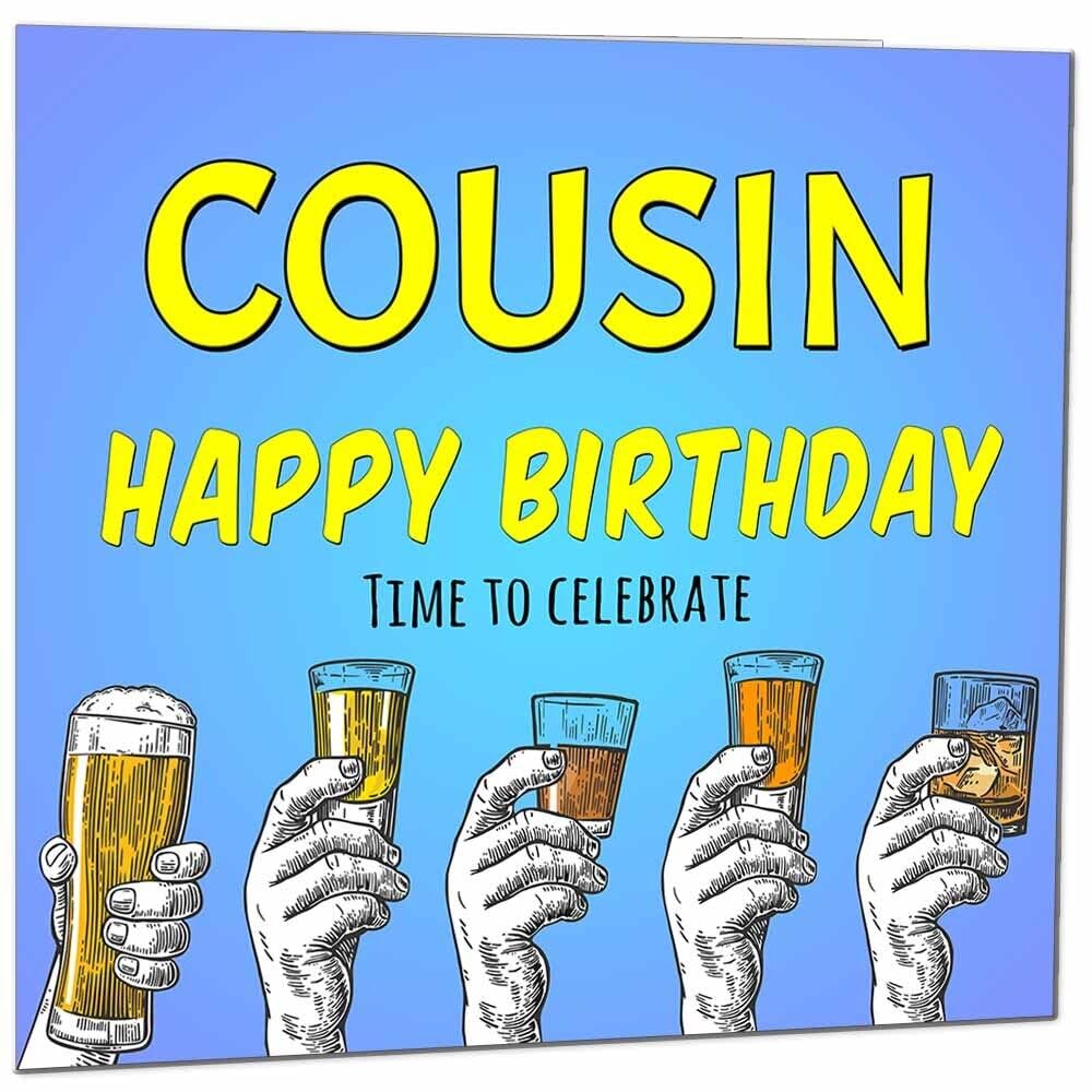 Birthday Card for Men Him Beer Drinks Men's