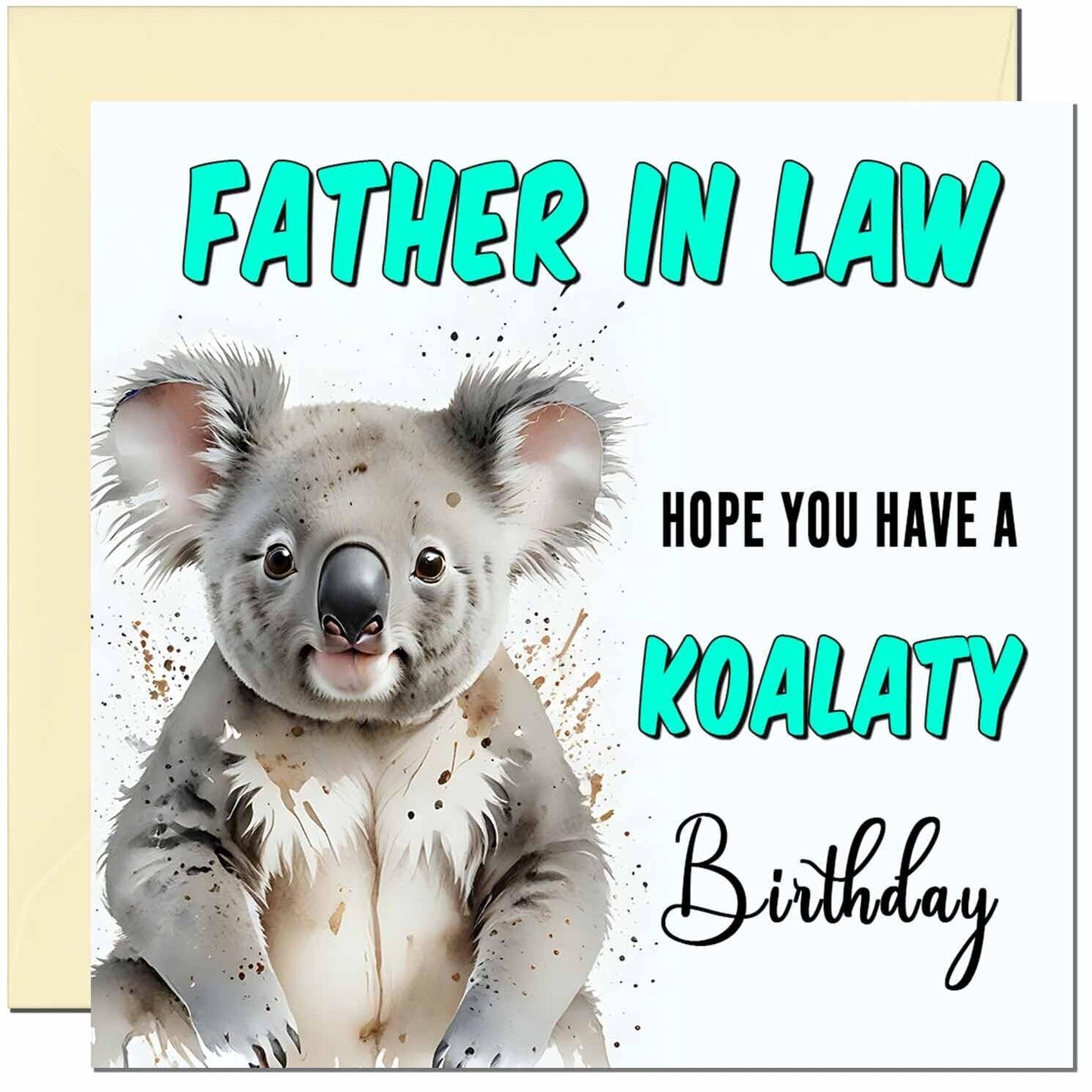 Koala Birthday Card for Men women - Funny Pun