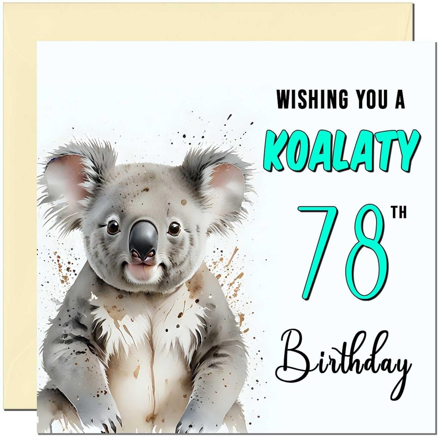 Koala Birthday Card for Men women - Funny Pun