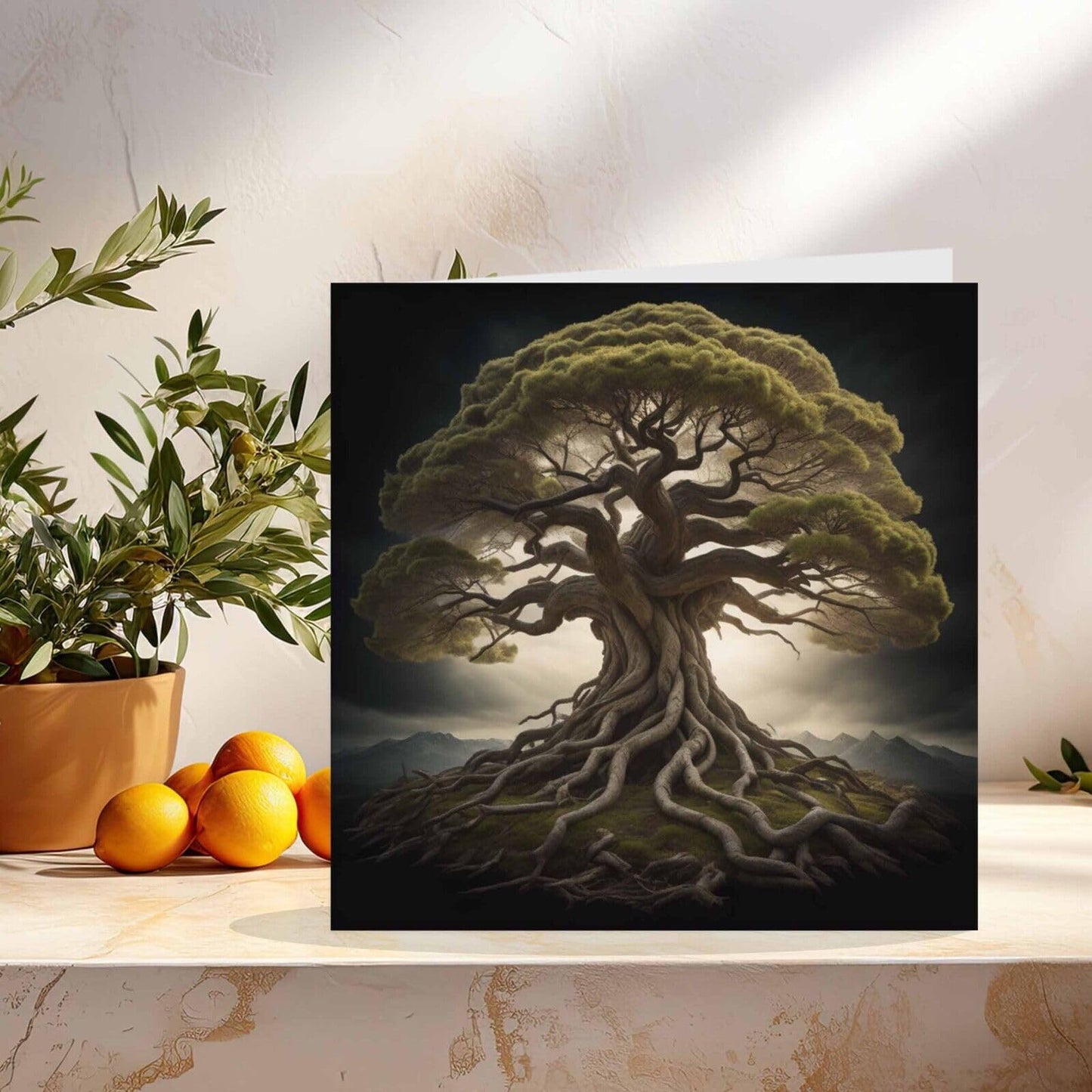 Yggdrasil Greeting Card Tree of Life Card Beautiful Nature Card 145mm x 145mm