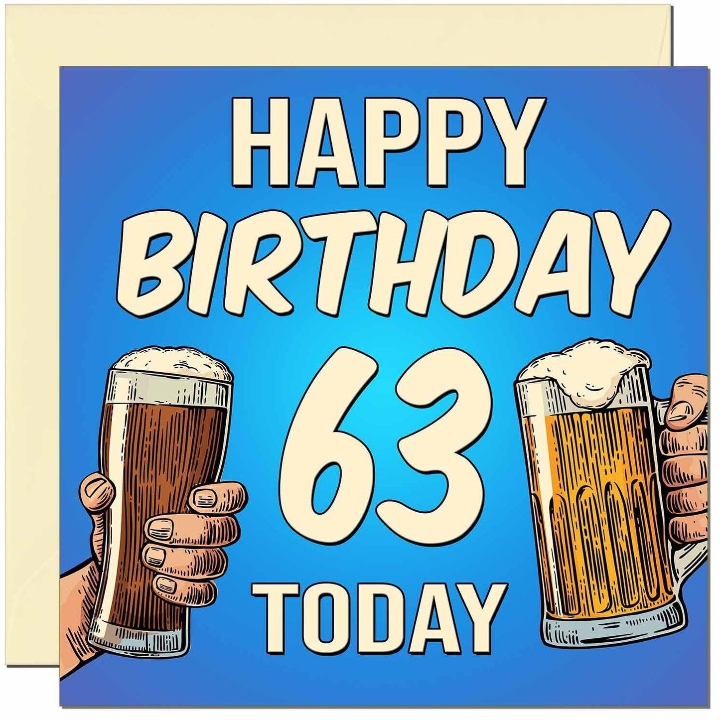 Birthday Card for Men Him Men's Beer