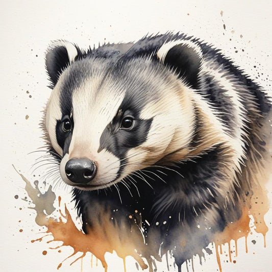 Badger Greeting Card Any Occasion - Badger bday card