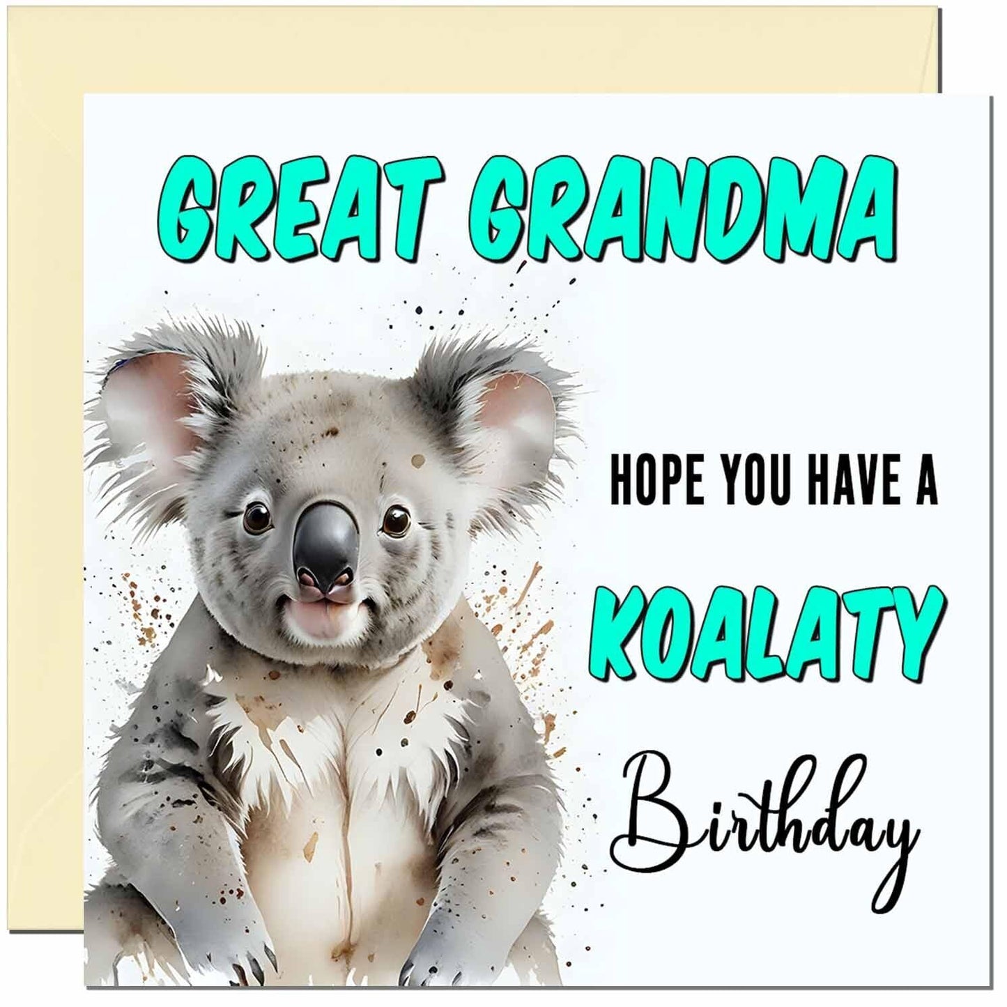 Koala Birthday Card for Men women - Funny Pun