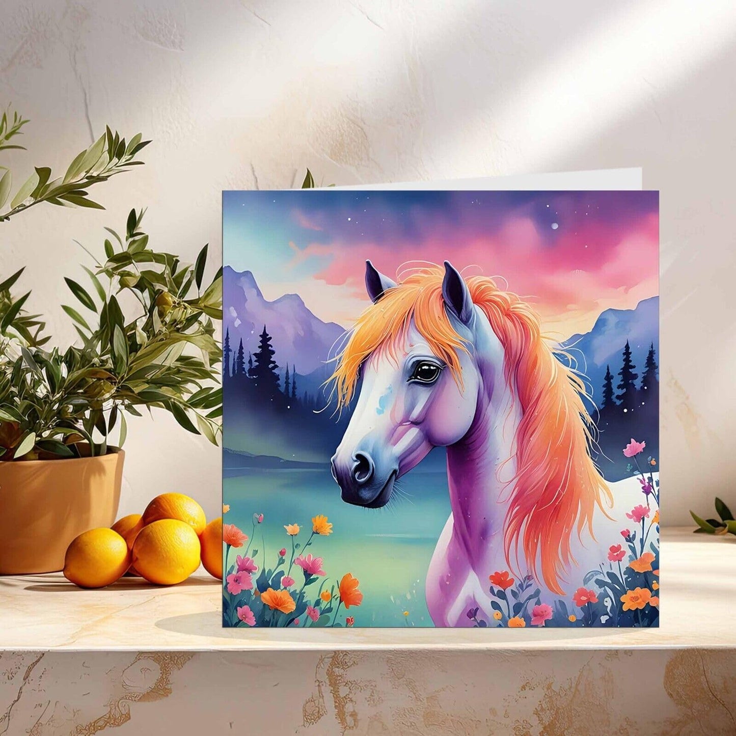 Horse Greeting Card - Beautiful Pony Horse Card - Any Occasion