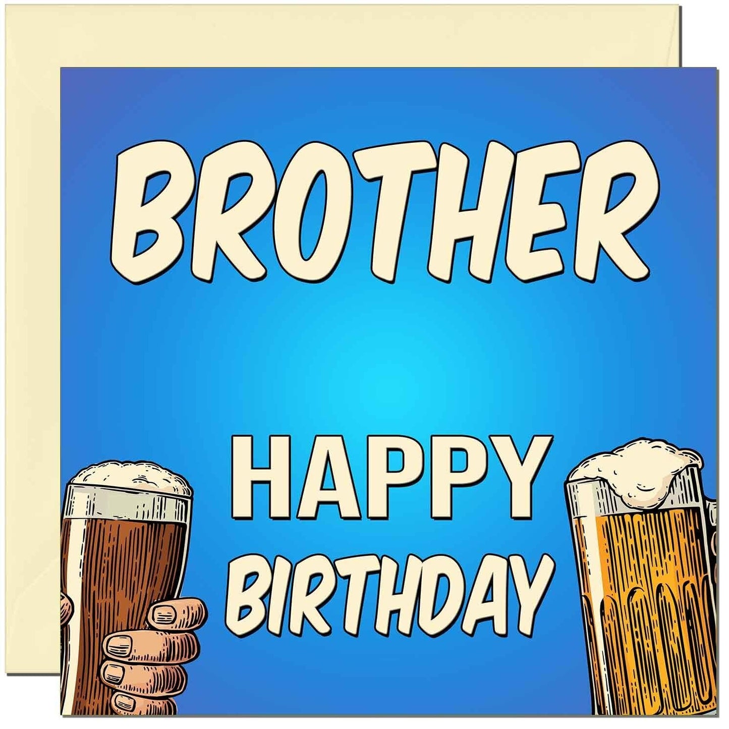 Birthday Card for Men Him Men's Beer