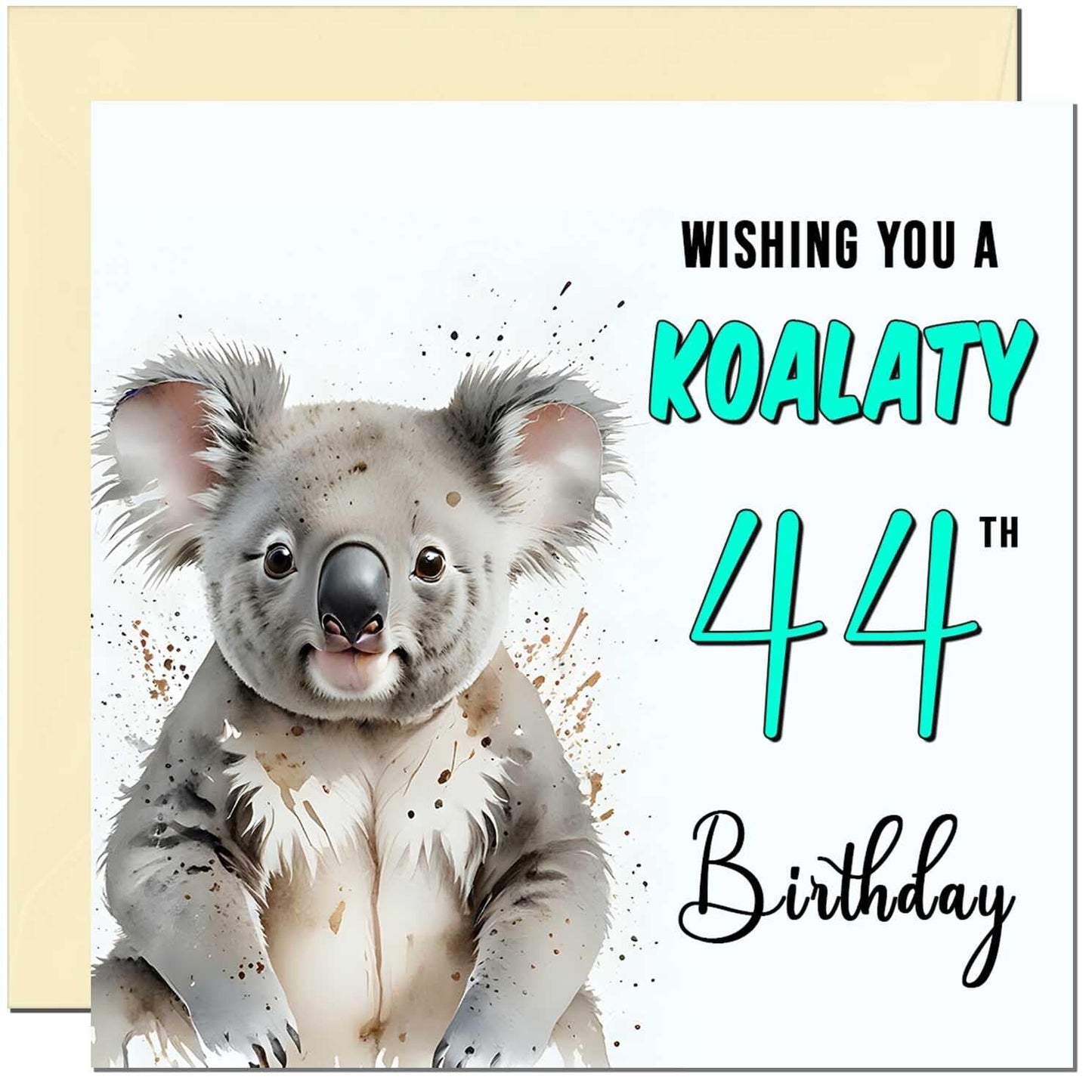 Koala Birthday Card for Men women - Funny Pun