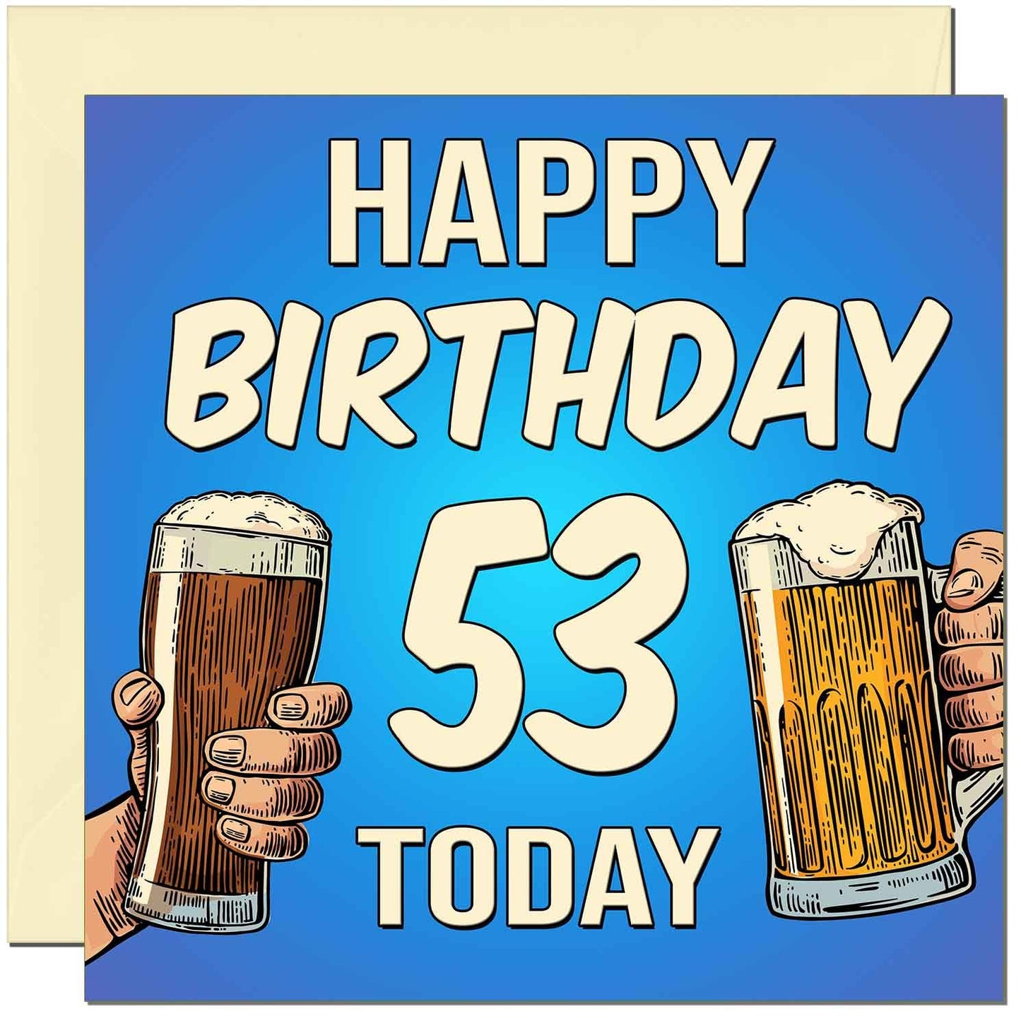 Birthday Card for Men Him Men's Beer