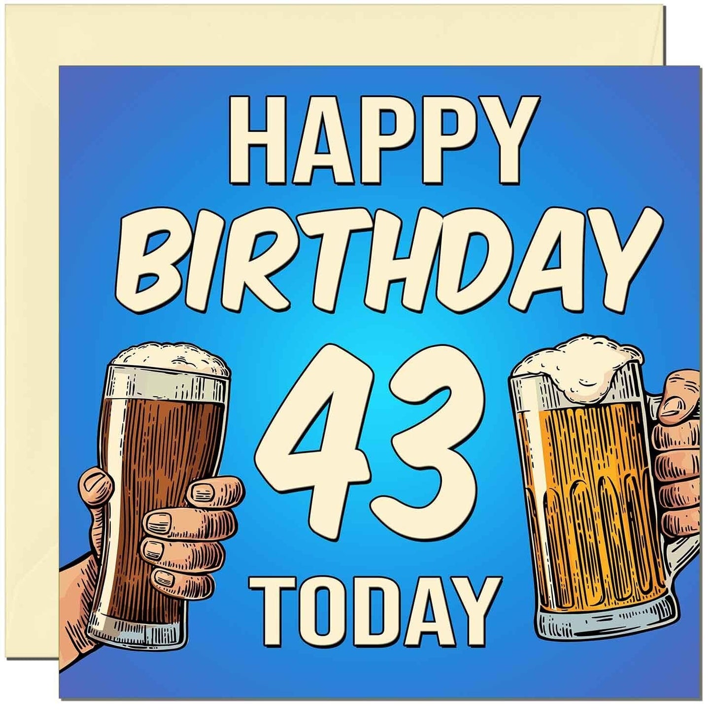 Birthday Card for Men Him Men's Beer