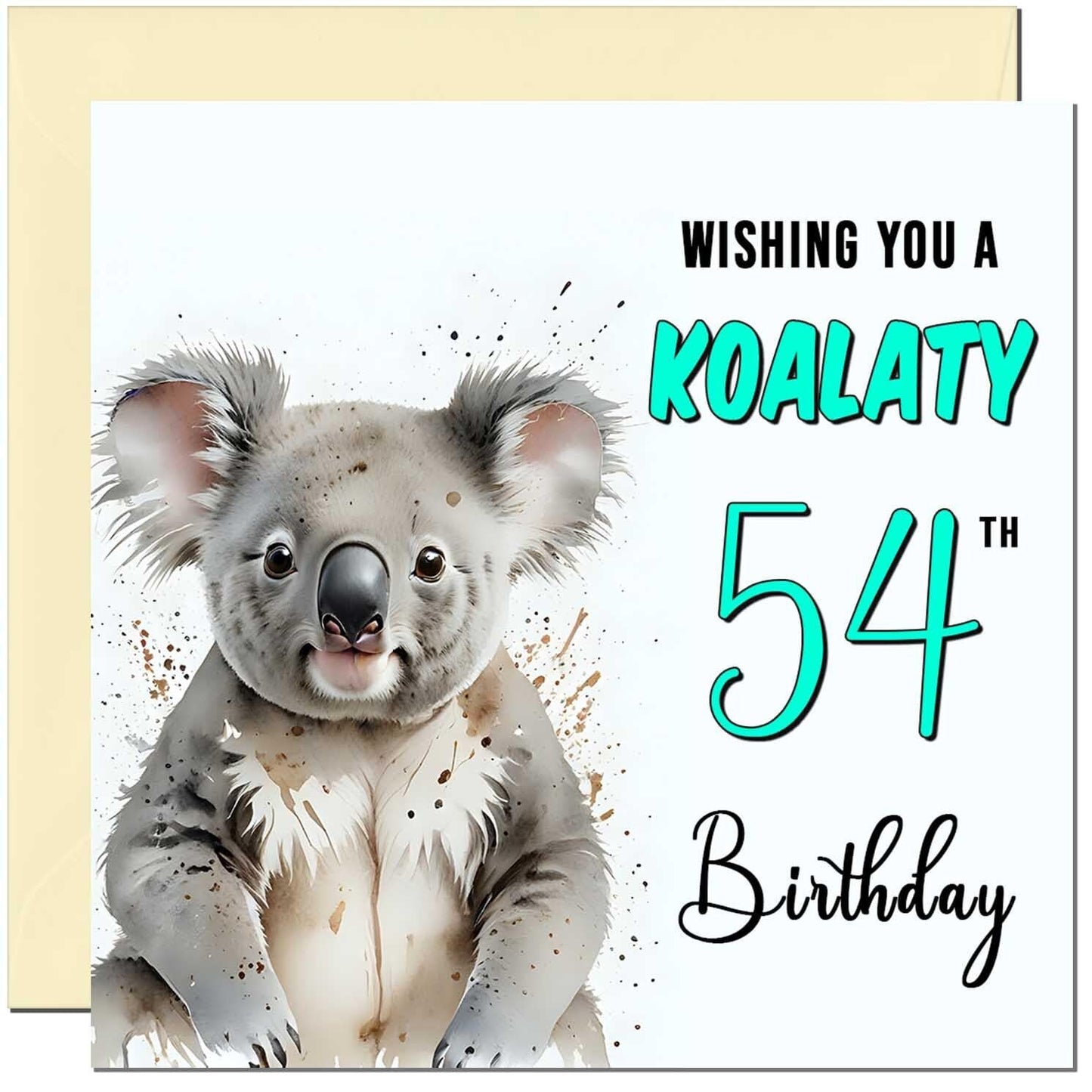 Koala Birthday Card for Men women - Funny Pun