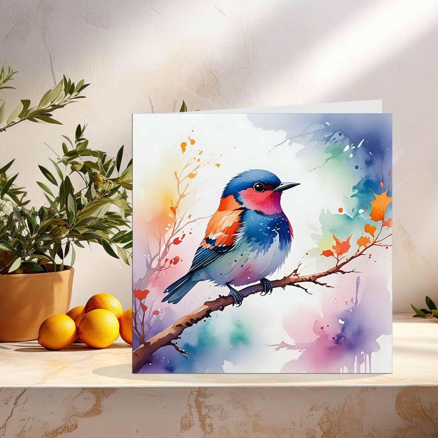 Watercolour Bird Greeting Card - Any Occasion - beautiful Bird Illustration Art