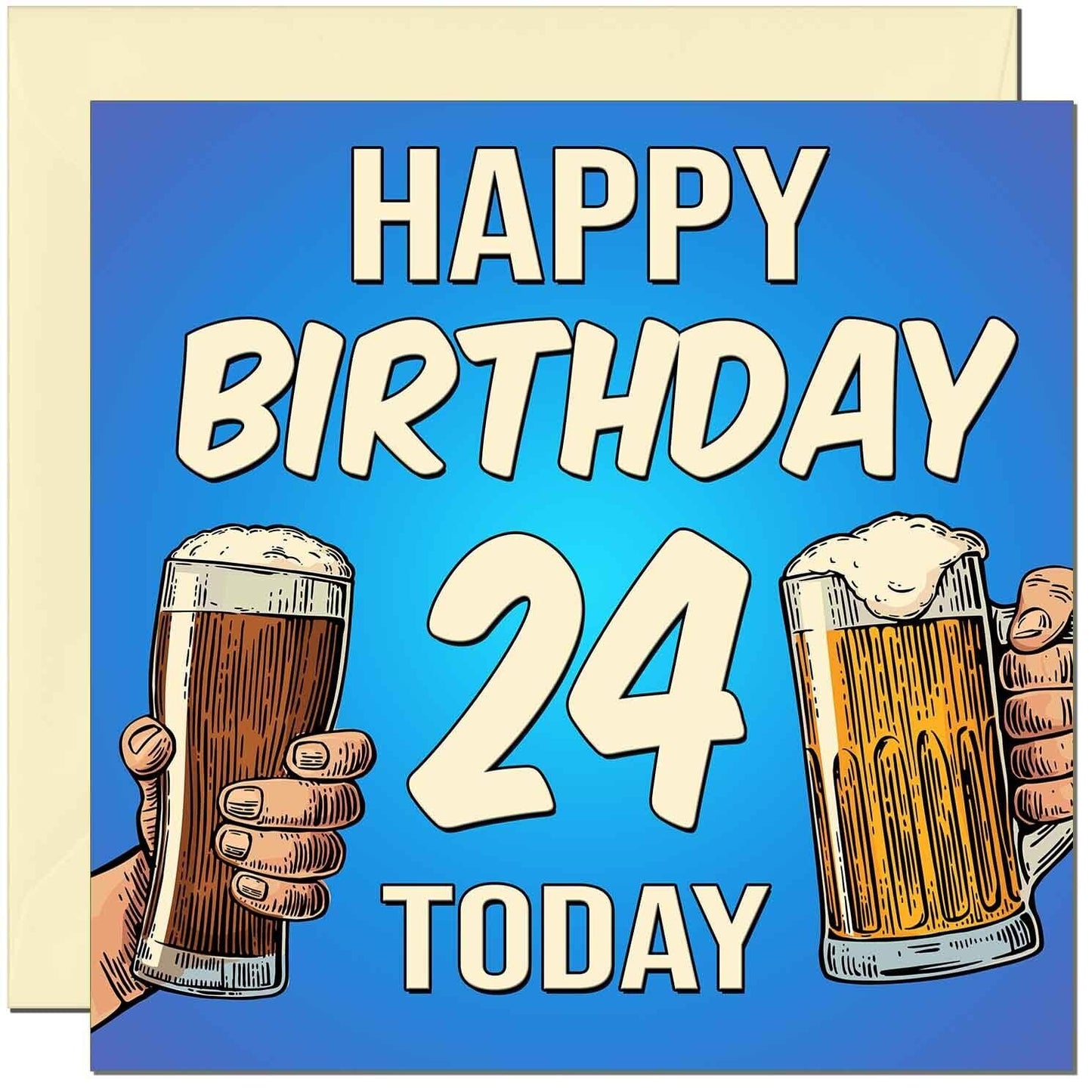 Birthday Card for Men Him Men's Beer