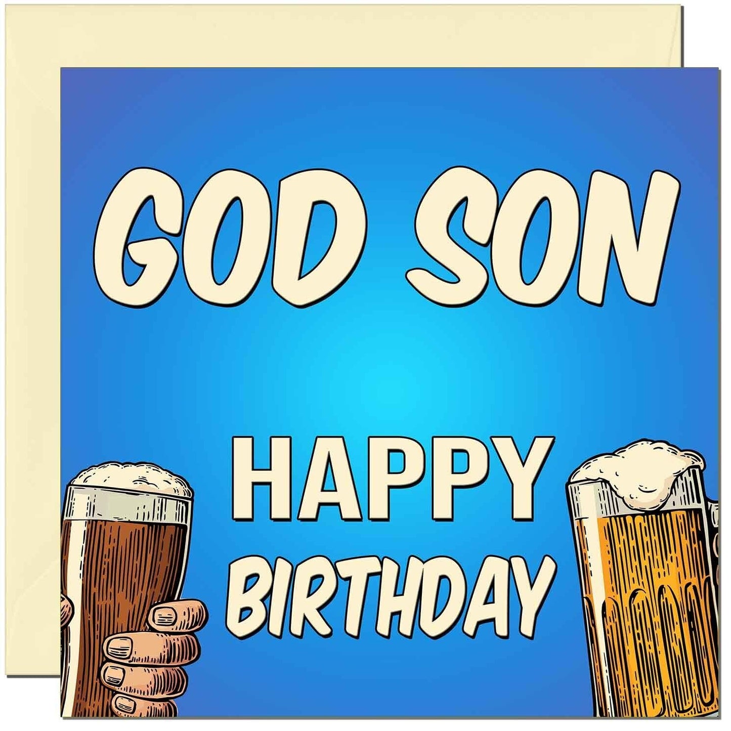 Birthday Card for Men Him Men's Beer