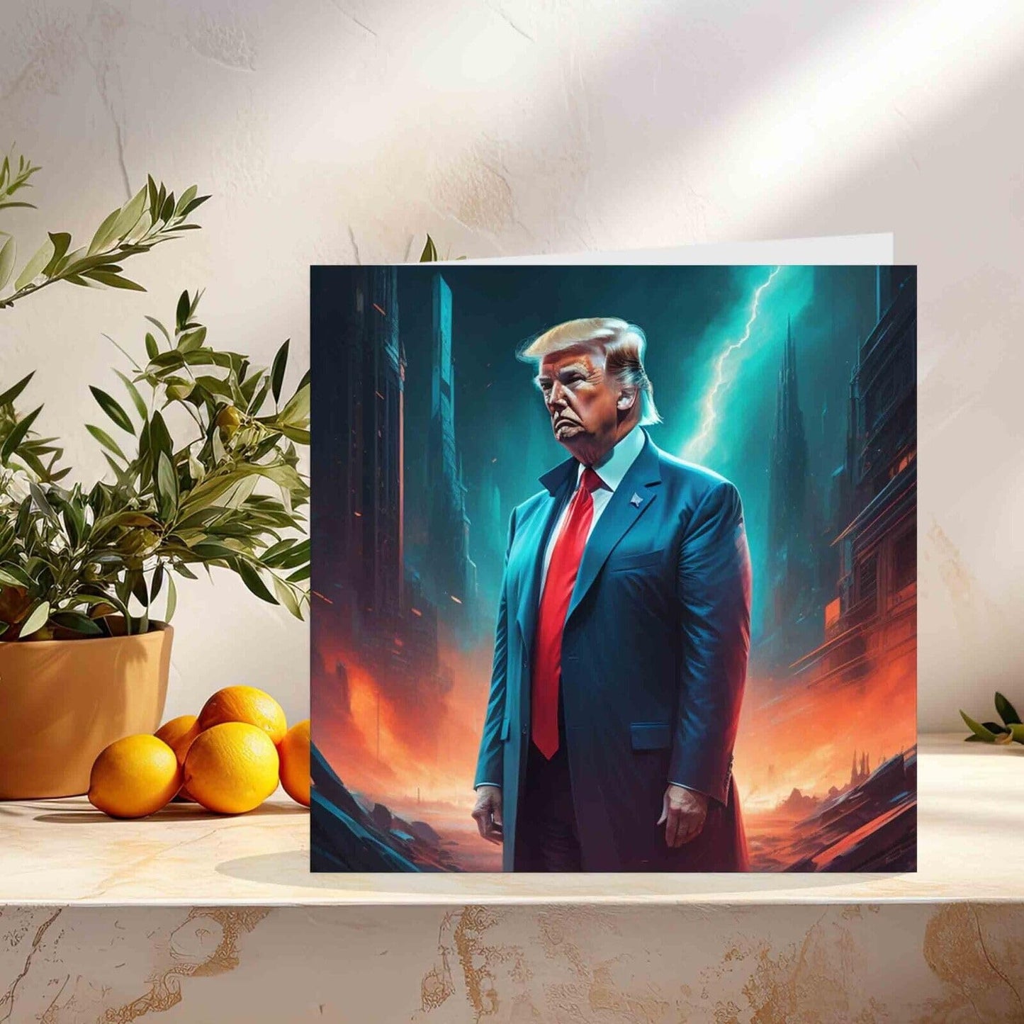 Donald Trump Greeting Card 145mm x 145mm