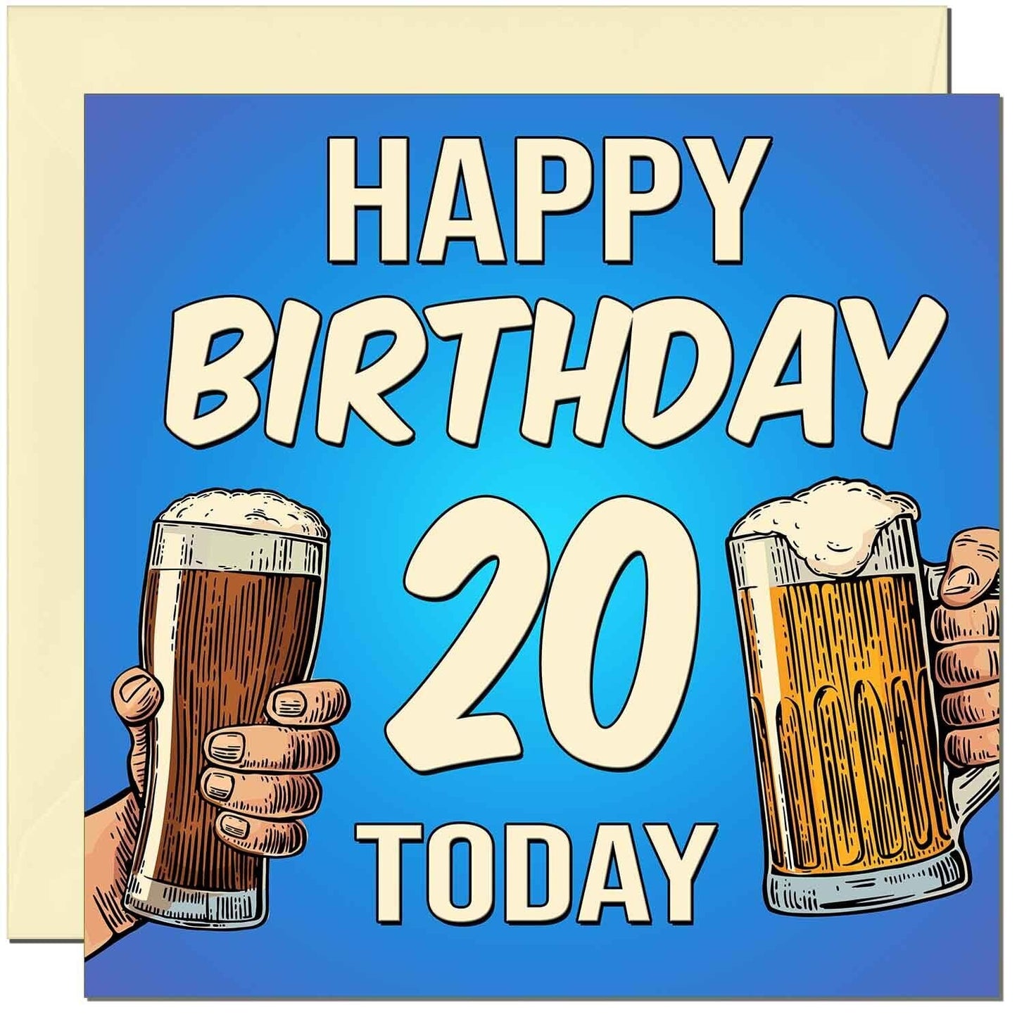 Birthday Card for Men Him Men's Beer