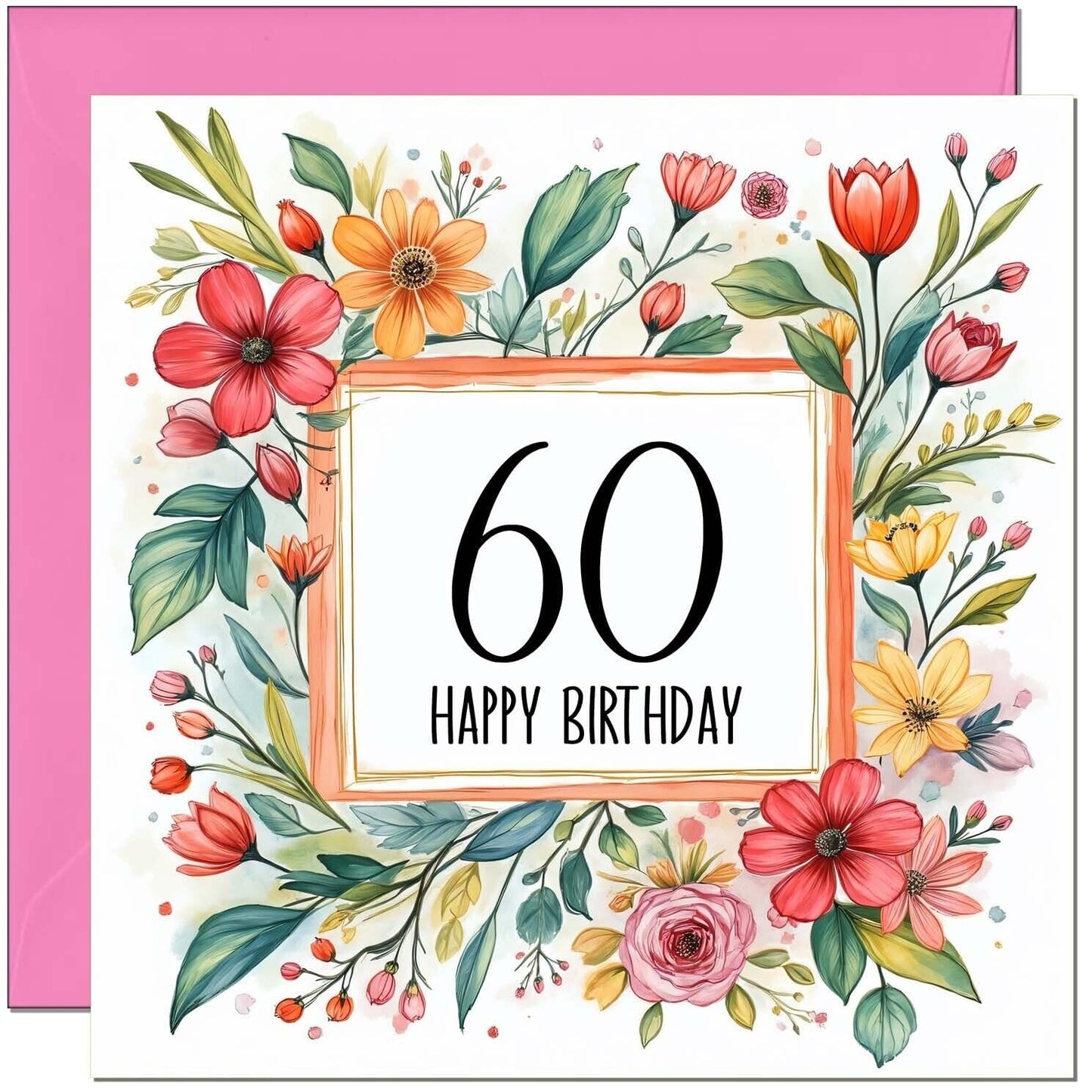 Birthday Card for Women - Any Age - Floral