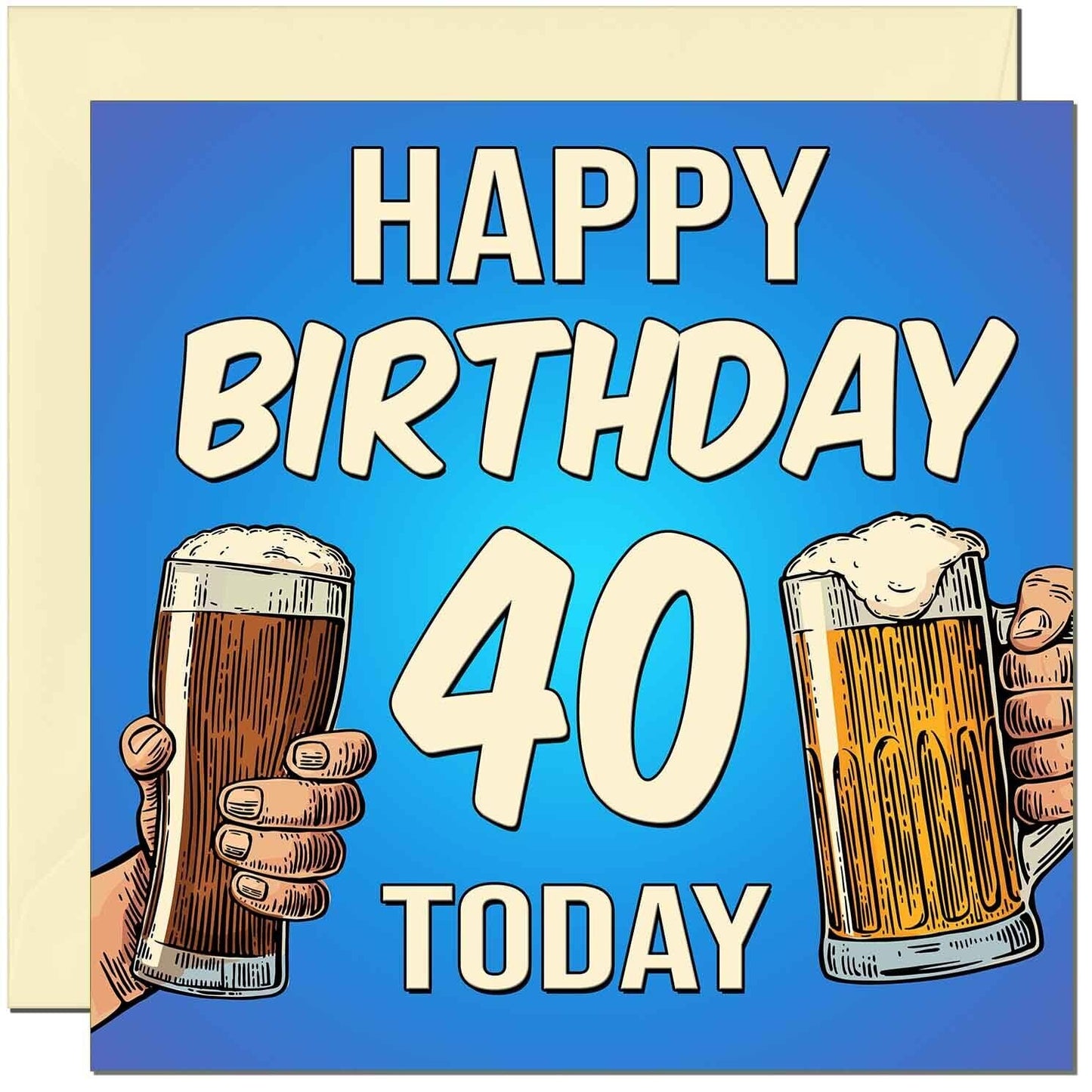 Birthday Card for Men Him Men's Beer