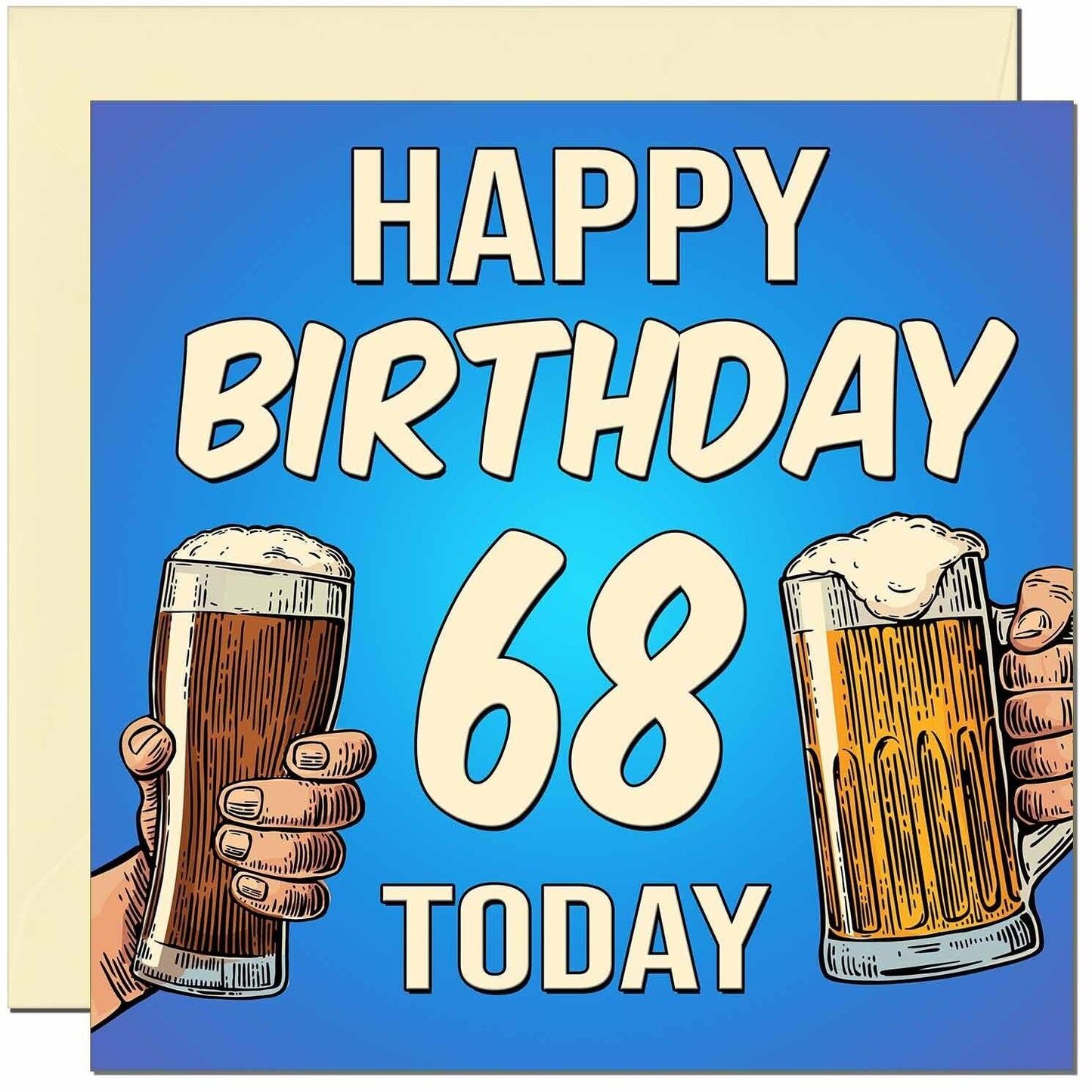 Birthday Card for Men Him Men's Beer