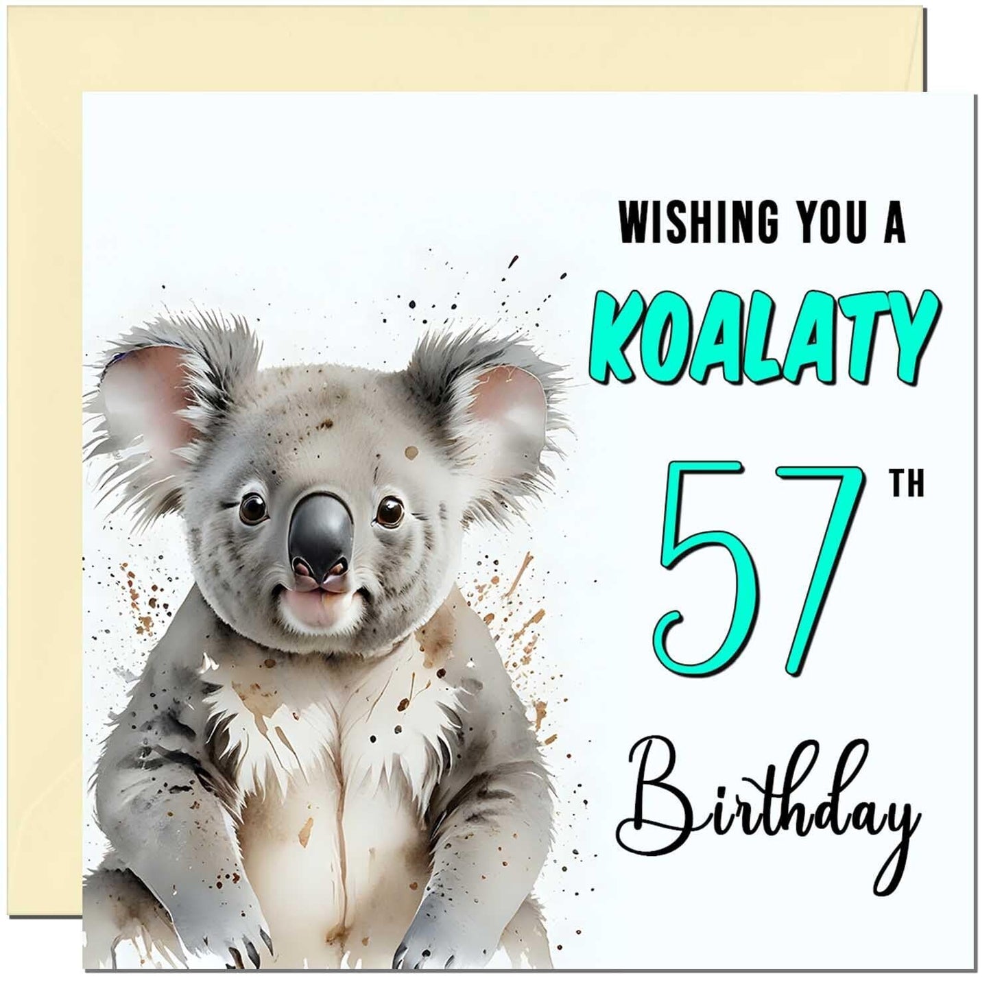 Koala Birthday Card for Men women - Funny Pun