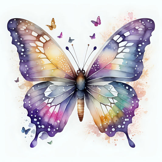 Butterfly Greeting Card - Any Occasion 145 x 145mm