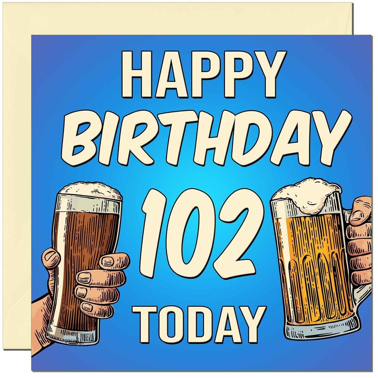 Birthday Card for Men Him Men's Beer