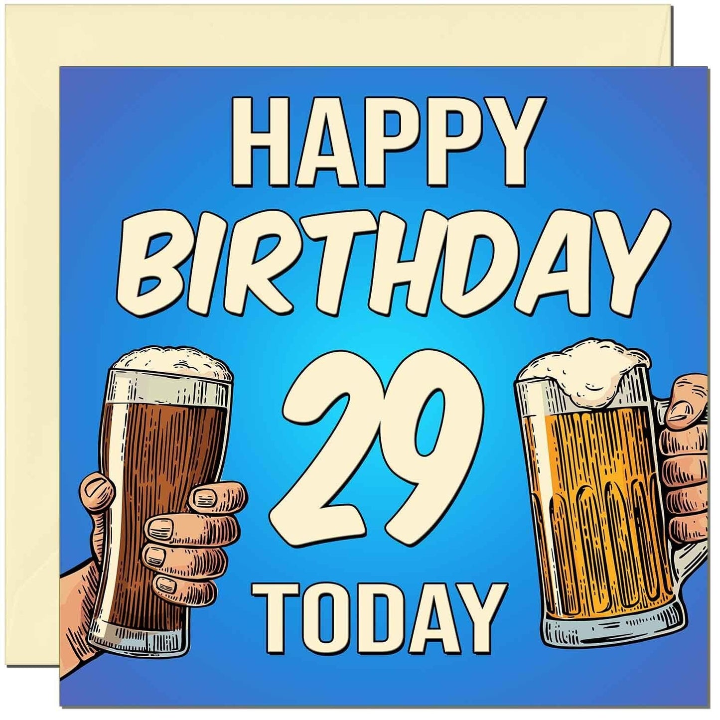 Birthday Card for Men Him Men's Beer