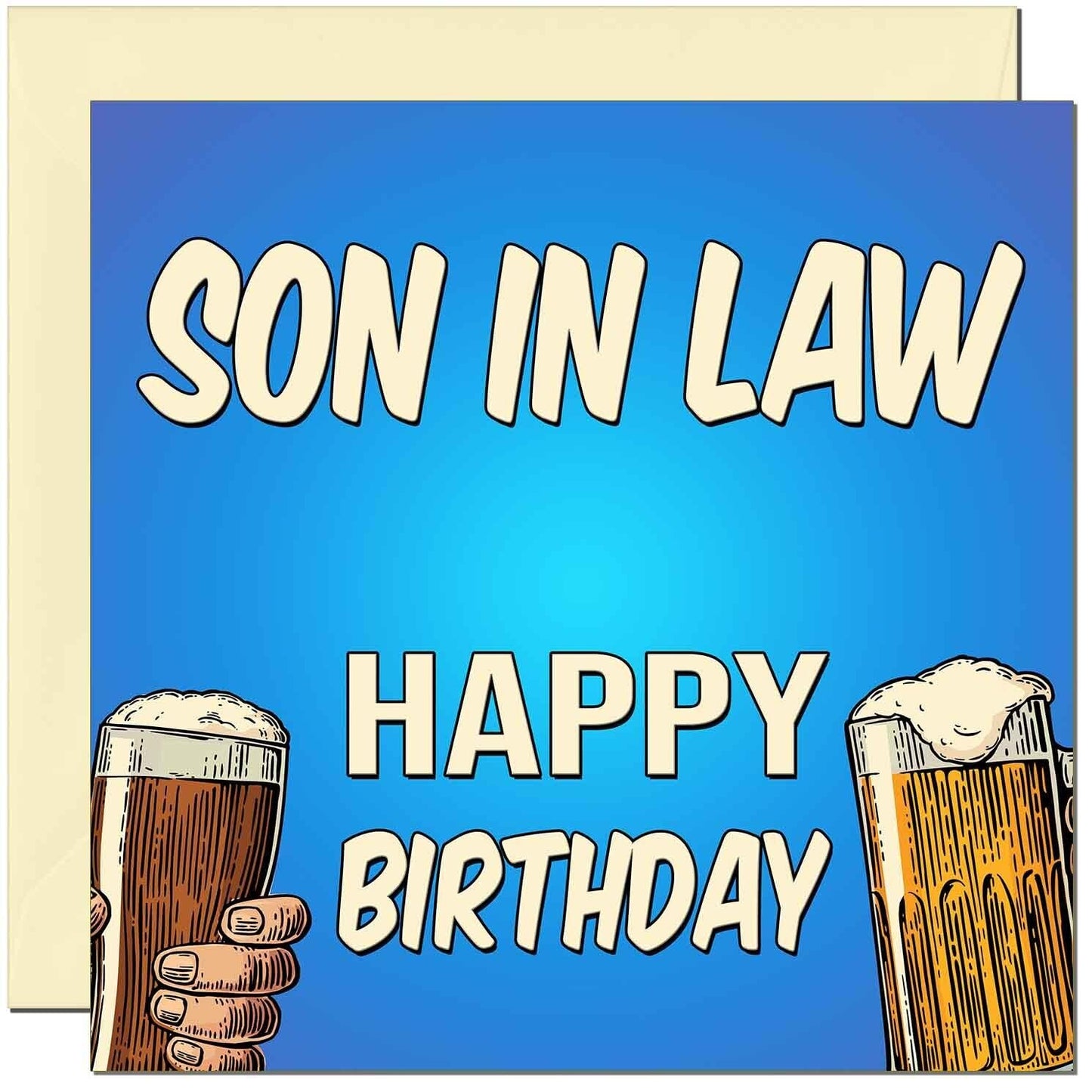 Birthday Card for Men Him Men's Beer