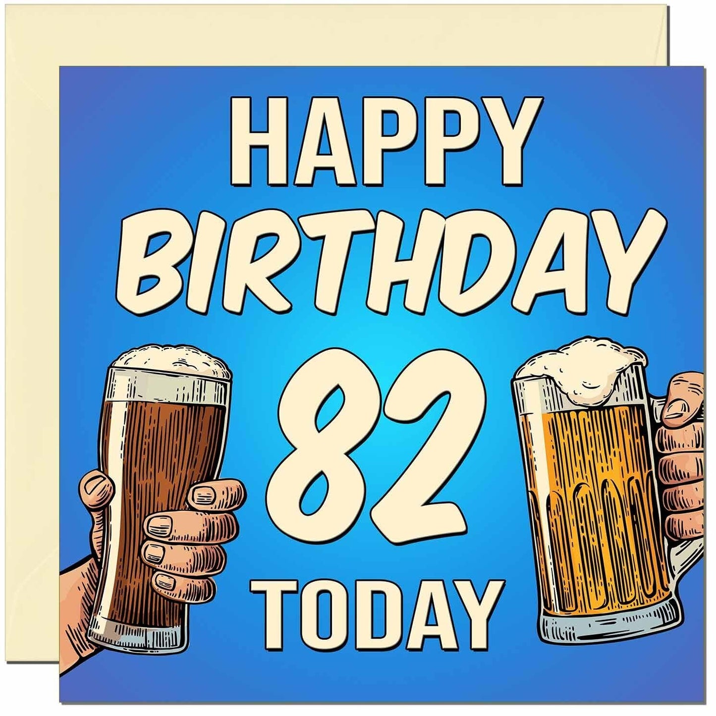 Birthday Card for Men Him Men's Beer