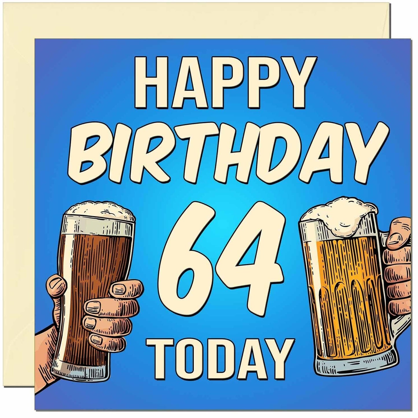 Birthday Card for Men Him Men's Beer