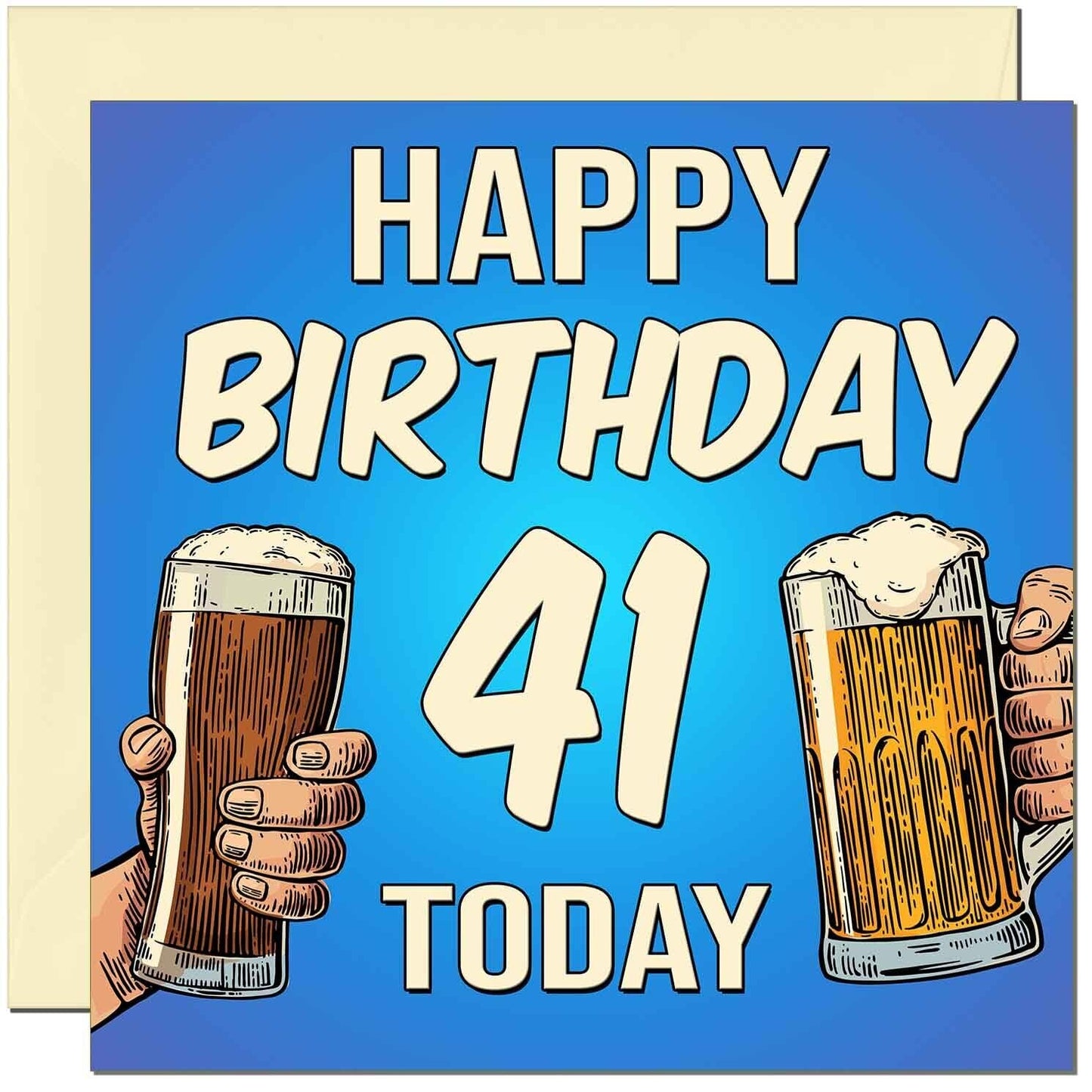 Birthday Card for Men Him Men's Beer