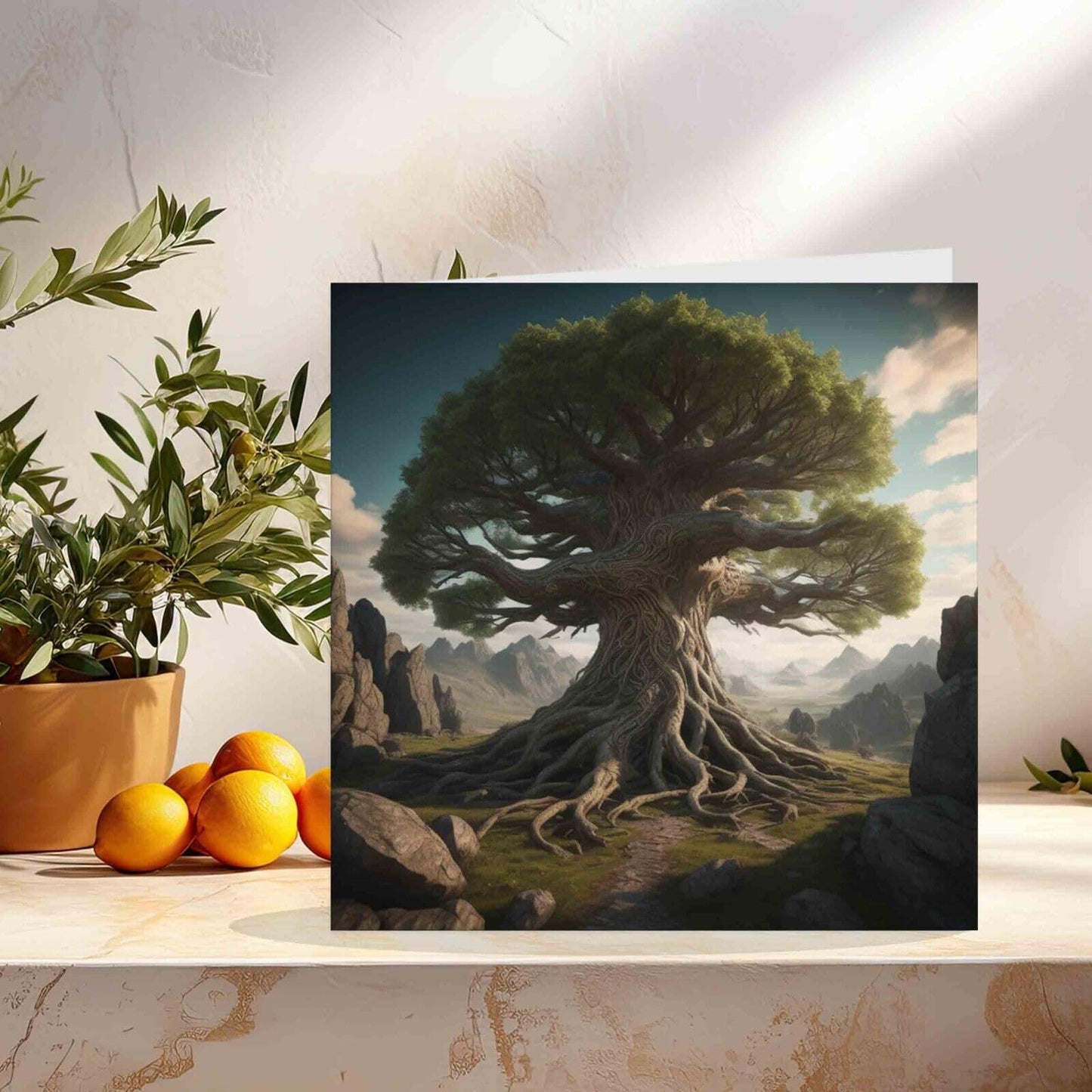 Yggdrasil - Tree of Life Greeting Card 145mm x 145mm