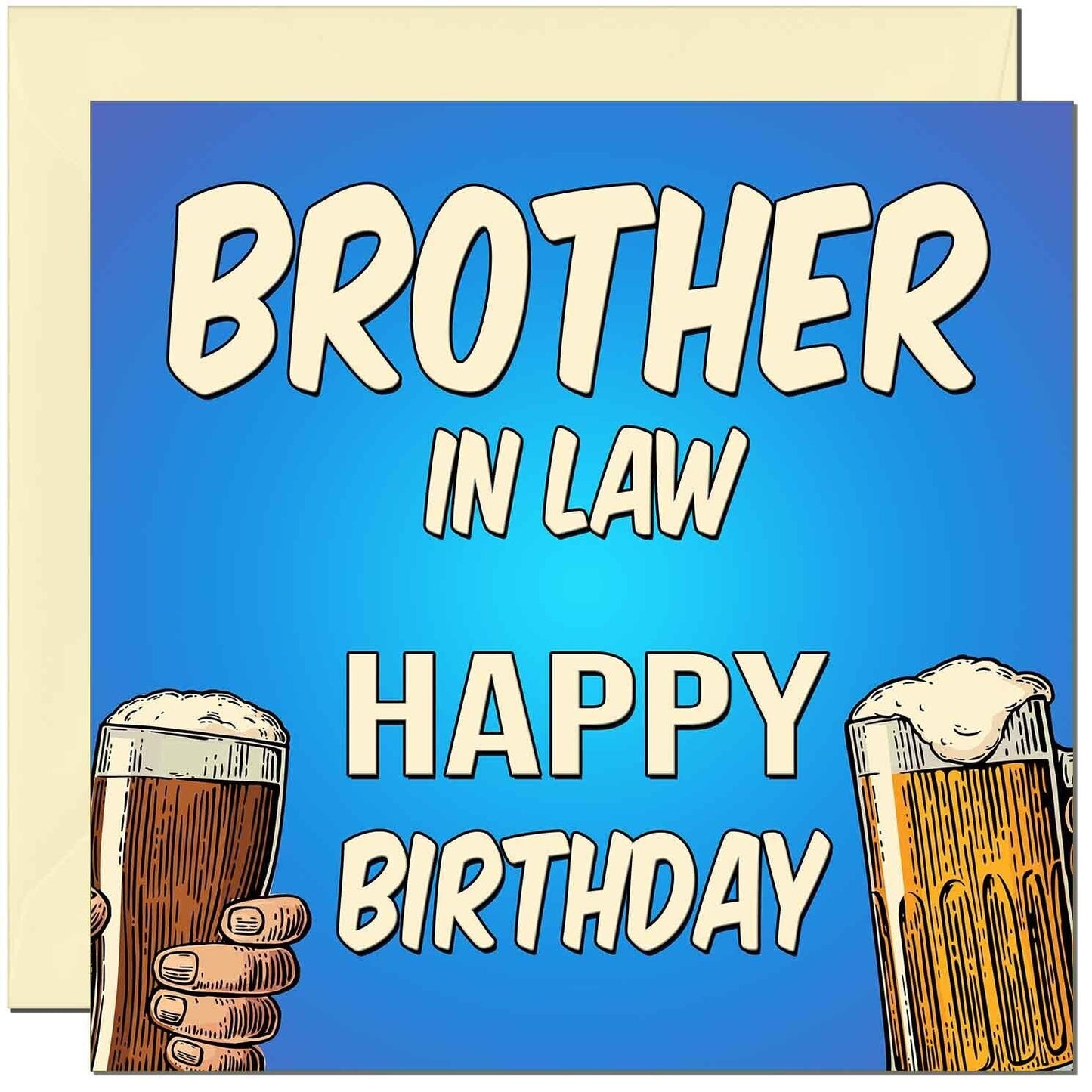 Birthday Card for Men Him Men's Beer