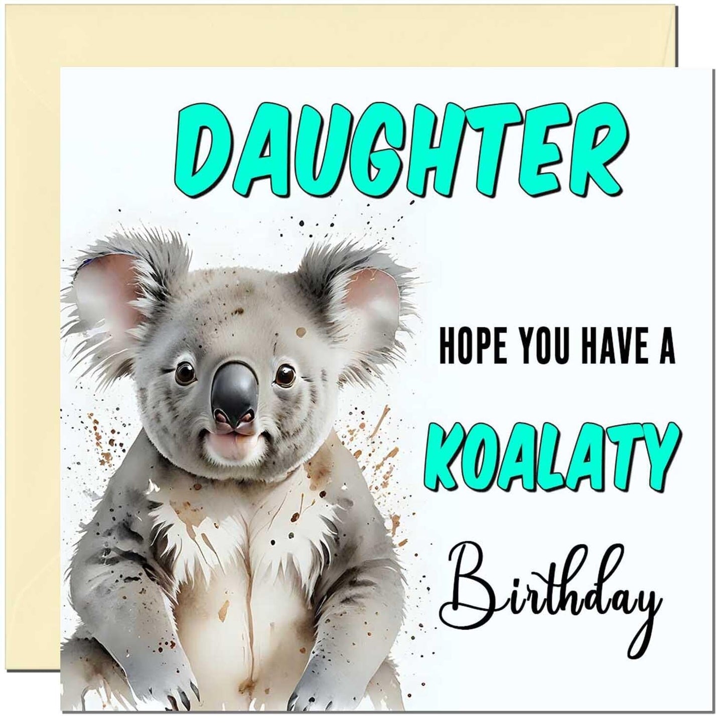 Koala Birthday Card for Men women - Funny Pun