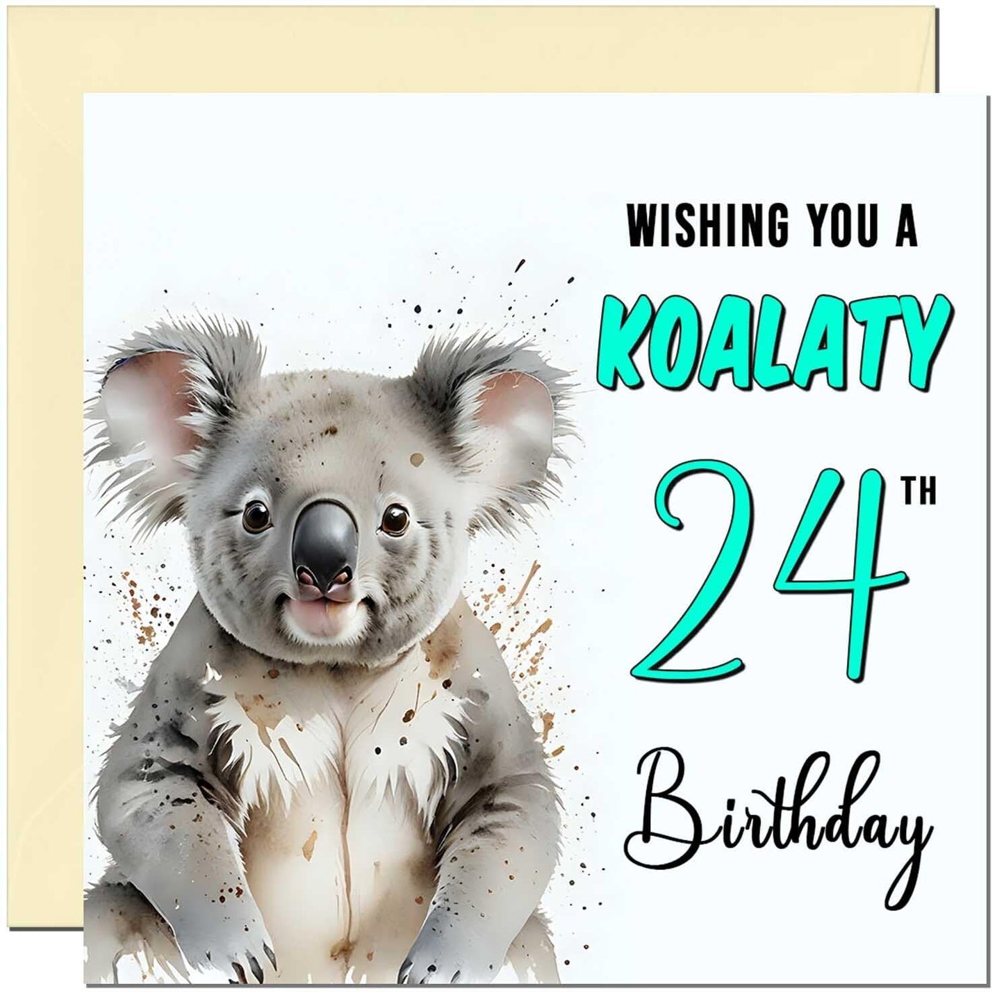 Koala Birthday Card for Men women - Funny Pun