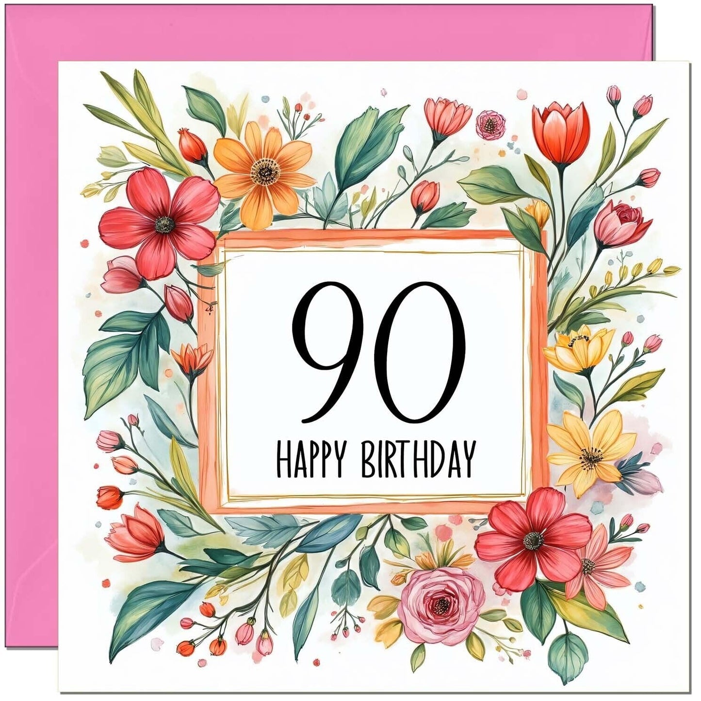 Birthday Card for Women - Any Age - Floral