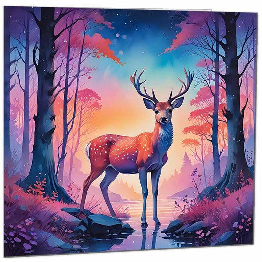 Deer Greeting Card - Any Occasion - beautiful Deer Illustration Art