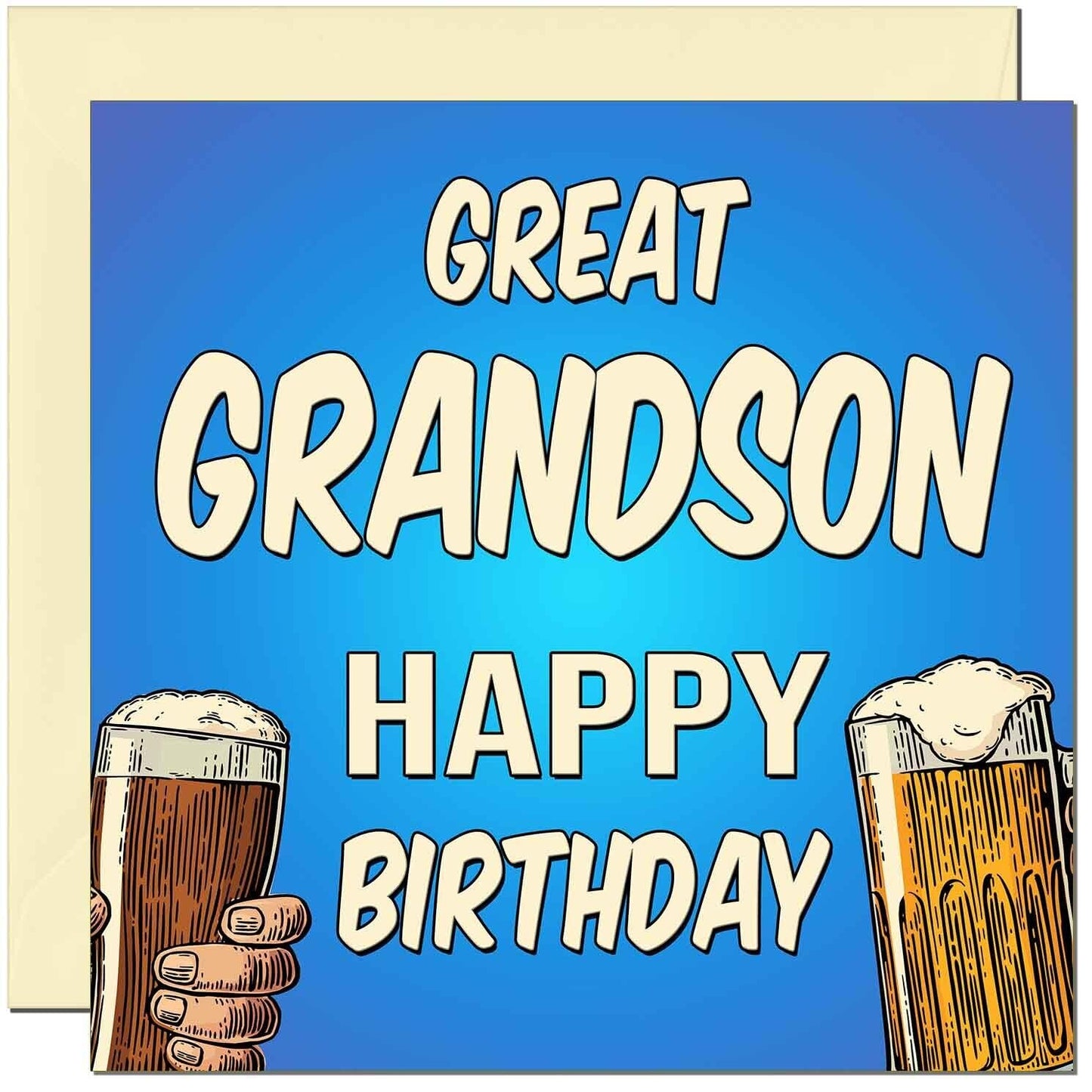 Birthday Card for Men Him Men's Beer