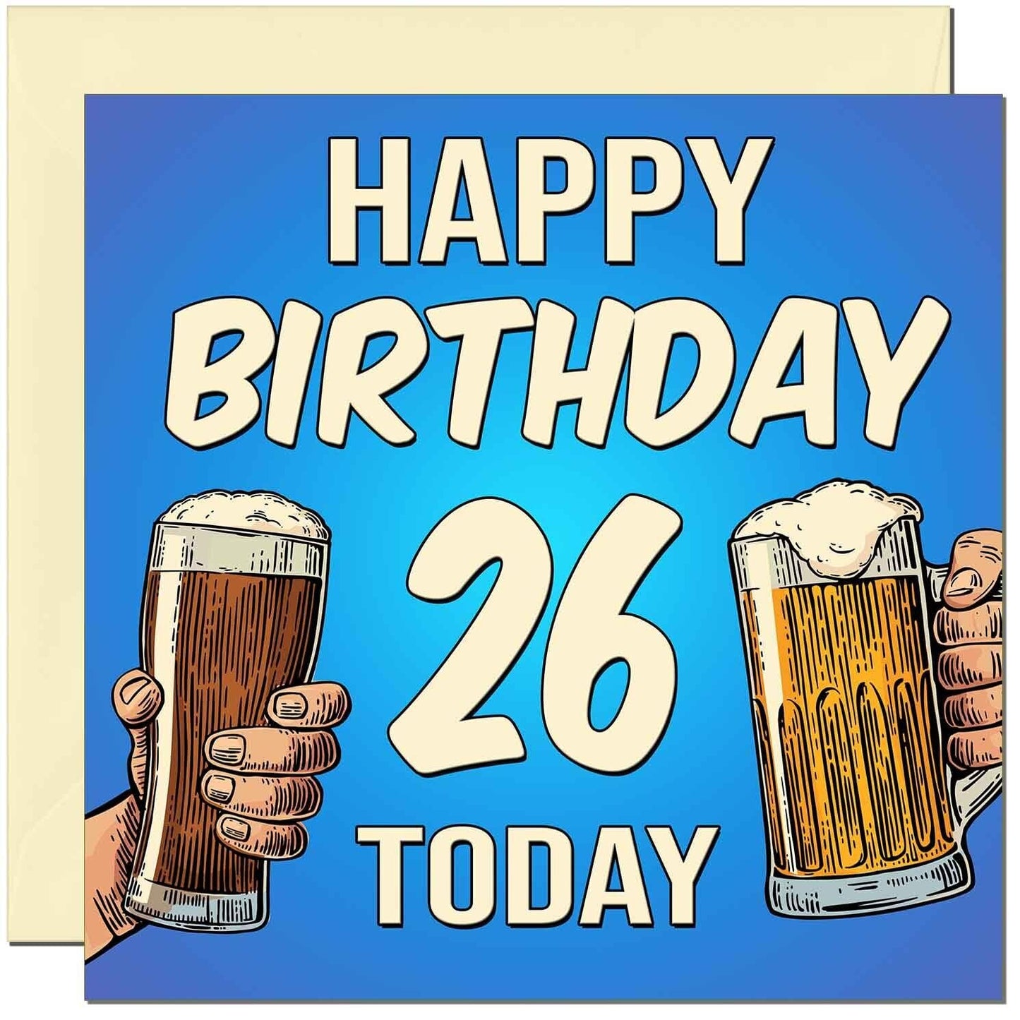 Birthday Card for Men Him Men's Beer