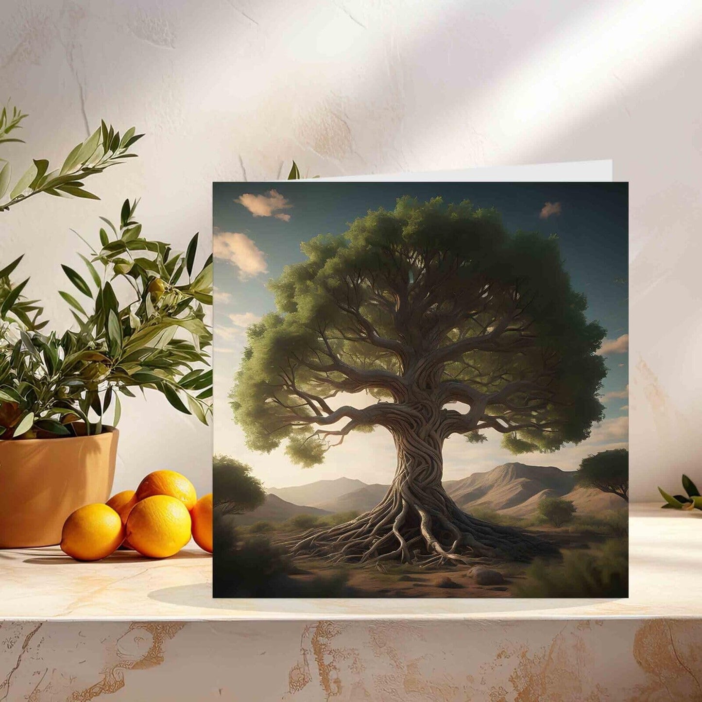 Yggdrasil Tree of Life Greeting Card 145mm x 145mm