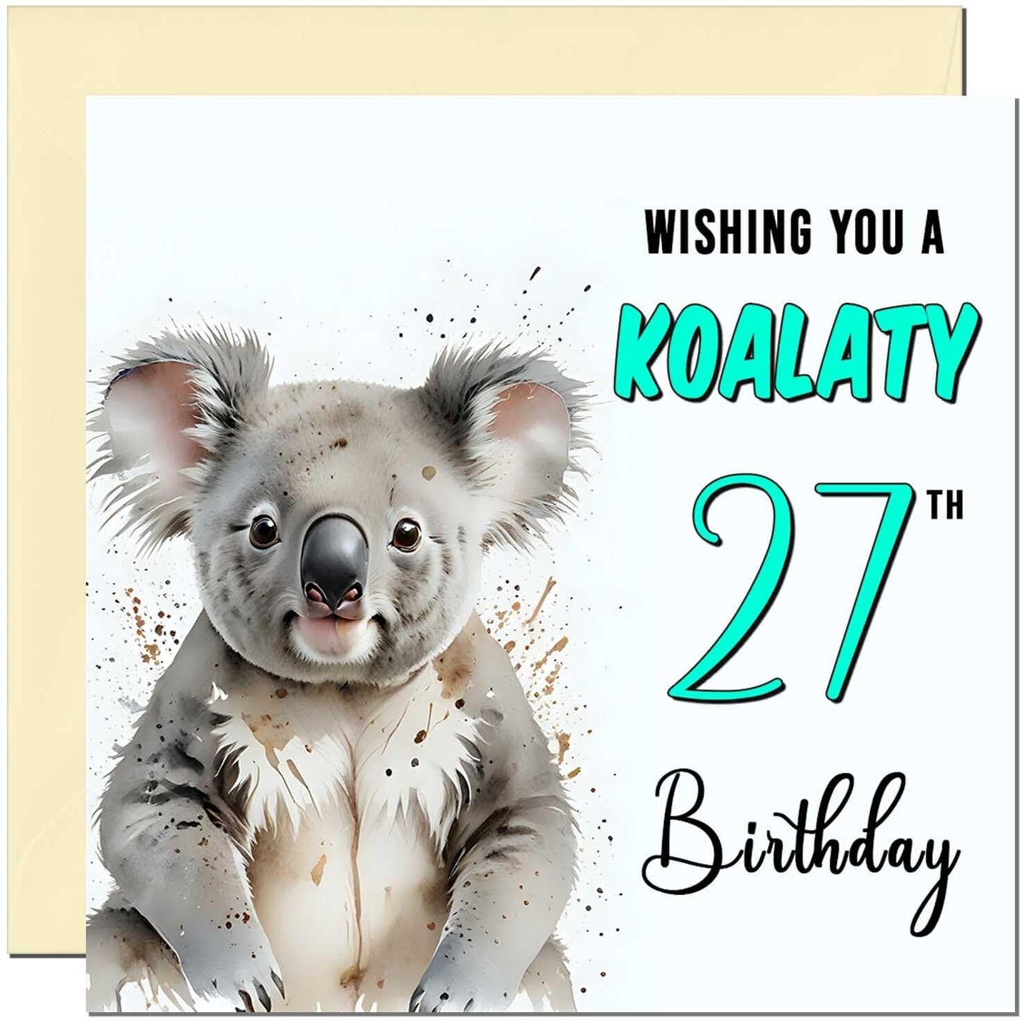 Koala Birthday Card for Men women - Funny Pun