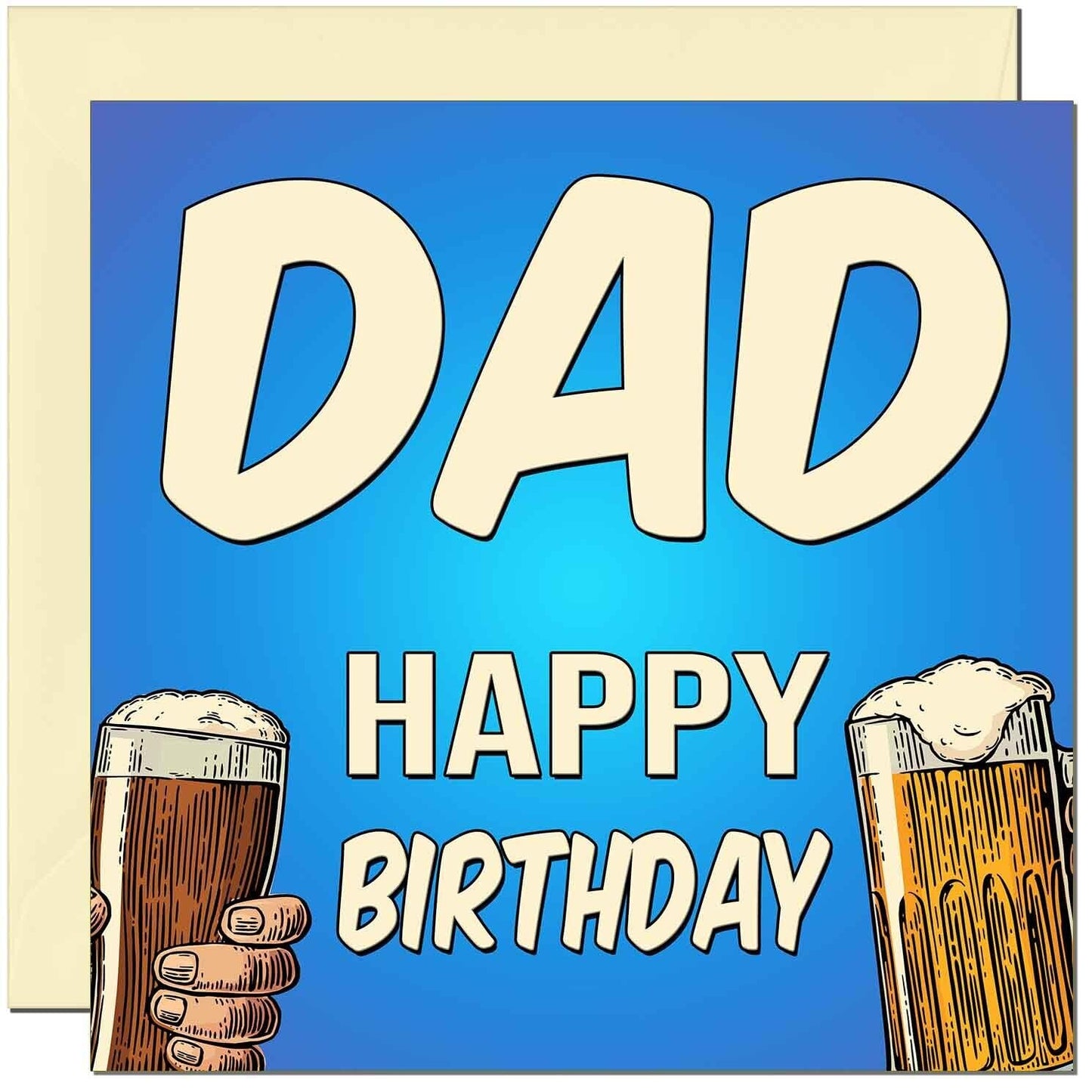 Birthday Card for Men Him Men's Beer