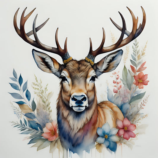 Stag Greeting Card - Any Occasion 145 x 145mm