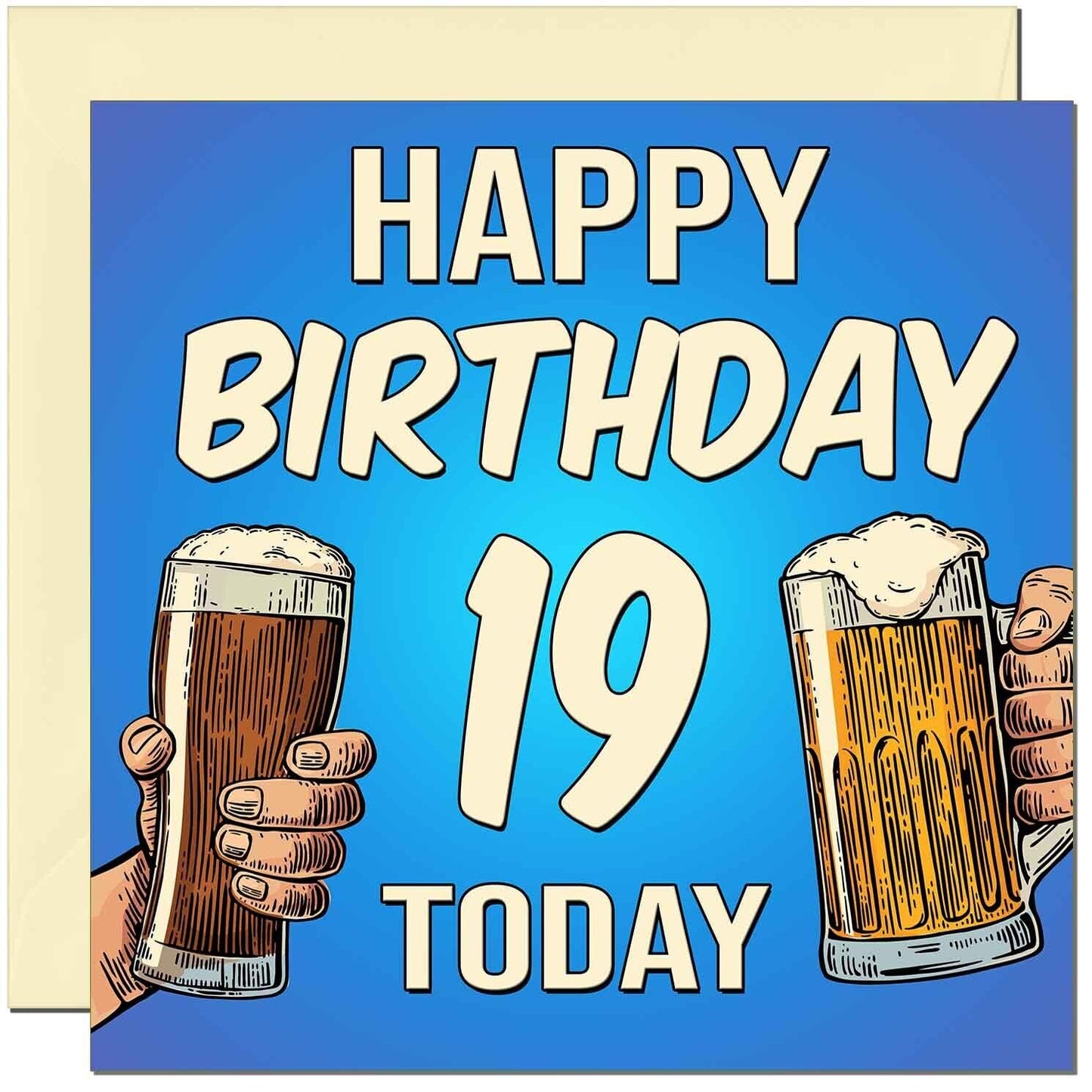 Birthday Card for Men Him Men's Beer