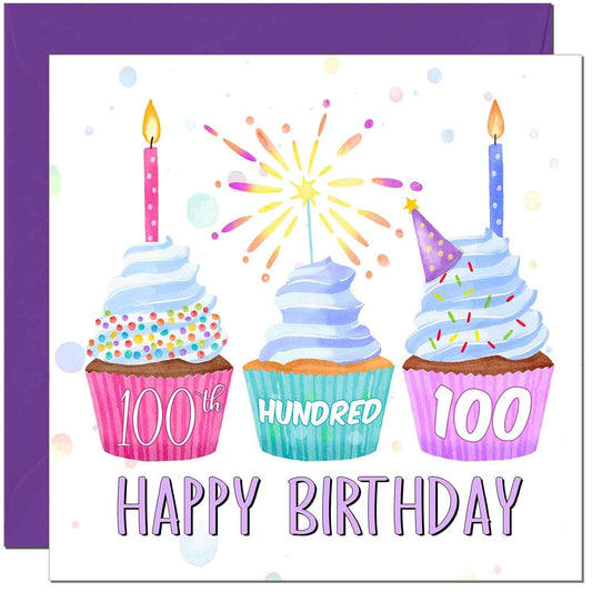 Birthday Card for Women Cute Cupcake