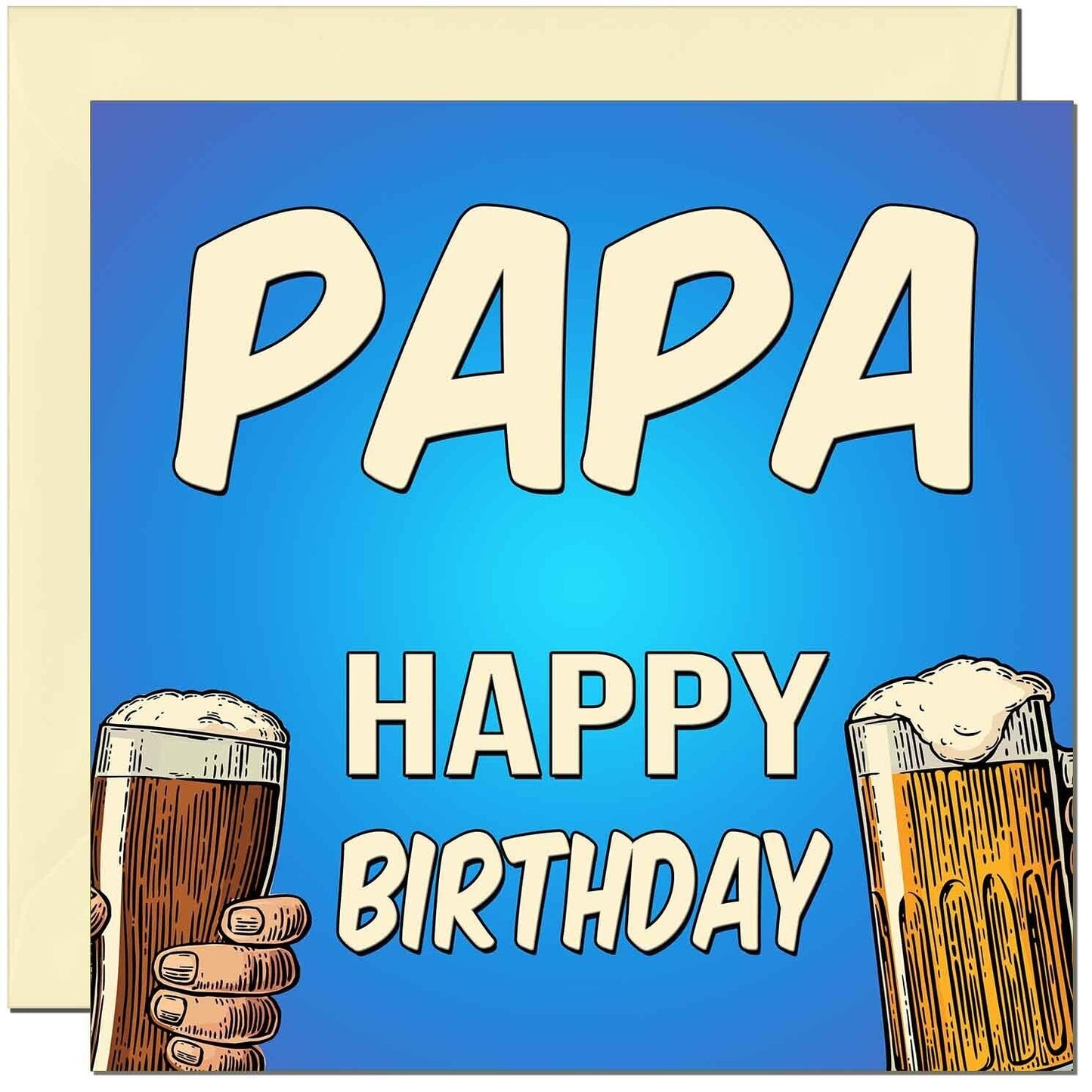 Birthday Card for Men Him Men's Beer