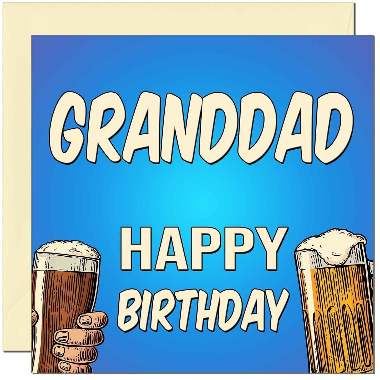 Birthday Card for Men Him Men's Beer