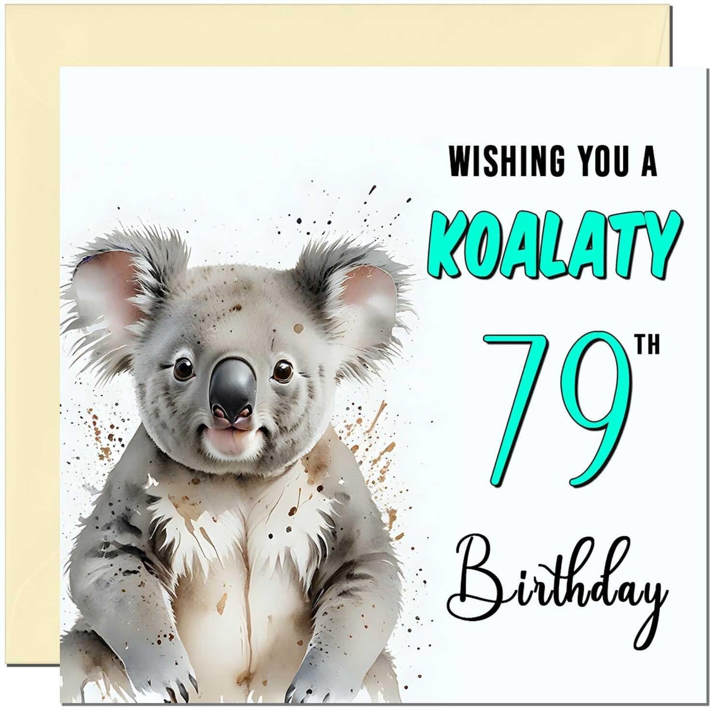 Koala Birthday Card for Men women - Funny Pun