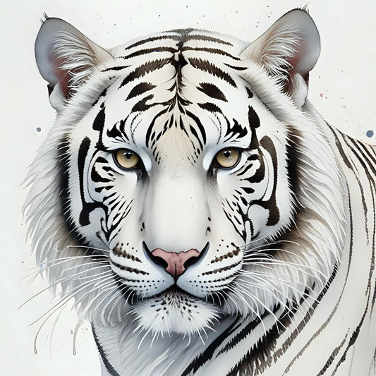 White Tiger Greeting Card - Any Occasion - 145 x 145mm