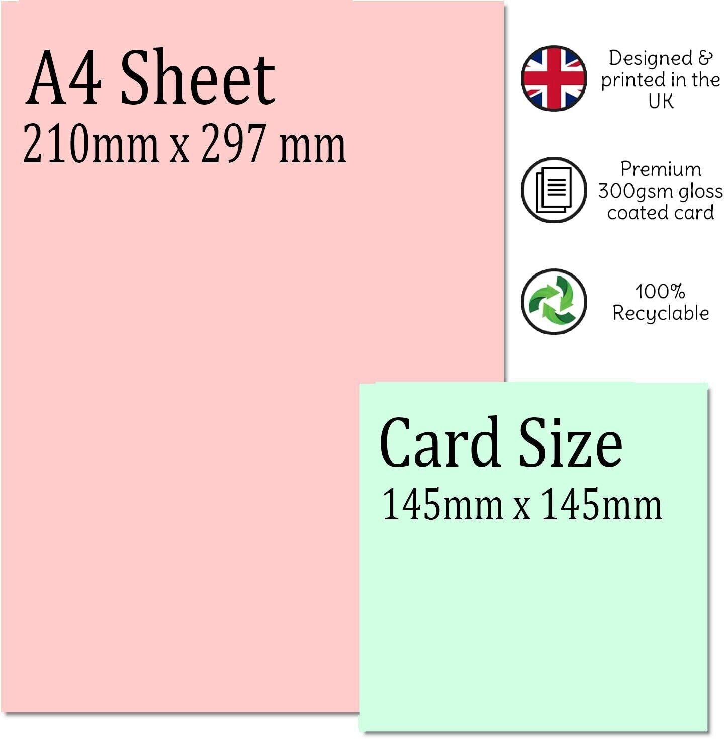 Congratulations on your Wedding Day Card 147 x 147mm cards for wedding newly we - Purple Fox Gifts