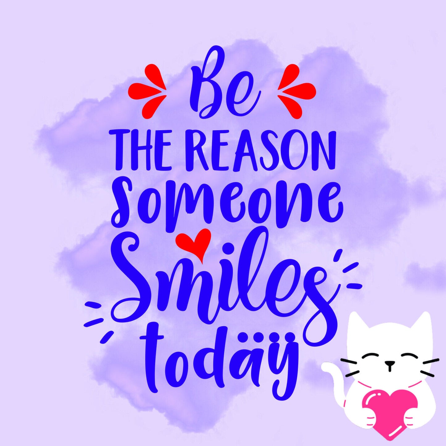 Positivity Card - Be The Reason - You are Amazing Gifts for Her Him Motivational - Purple Fox Gifts